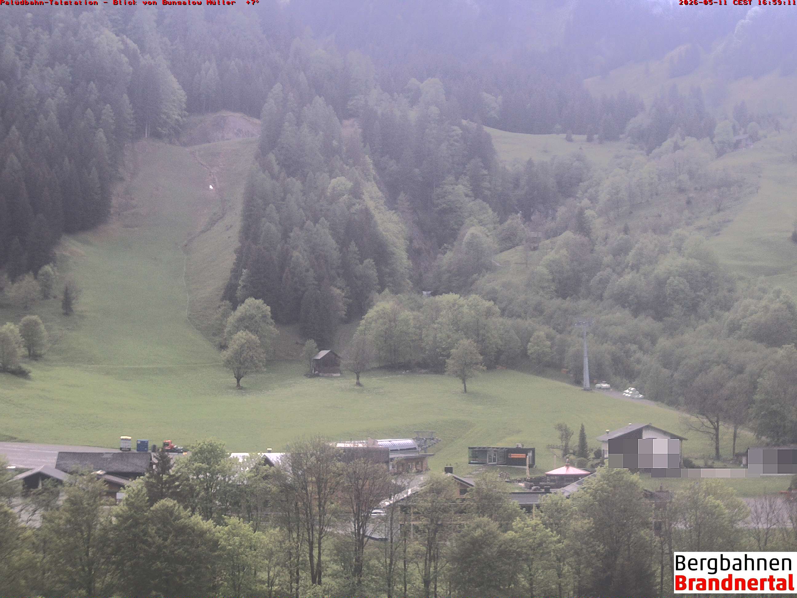 Blick auf Palüdbahn von Bungalow Müller