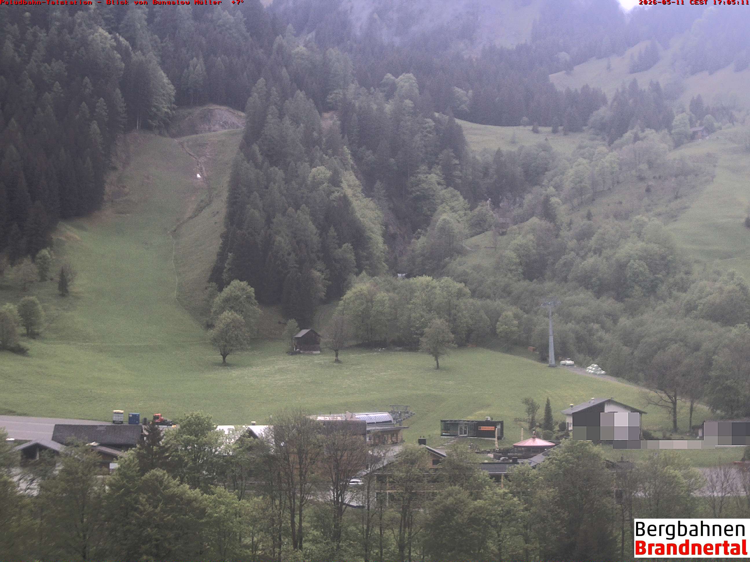 Blick auf Palüdbahn von Bungalow Müller
