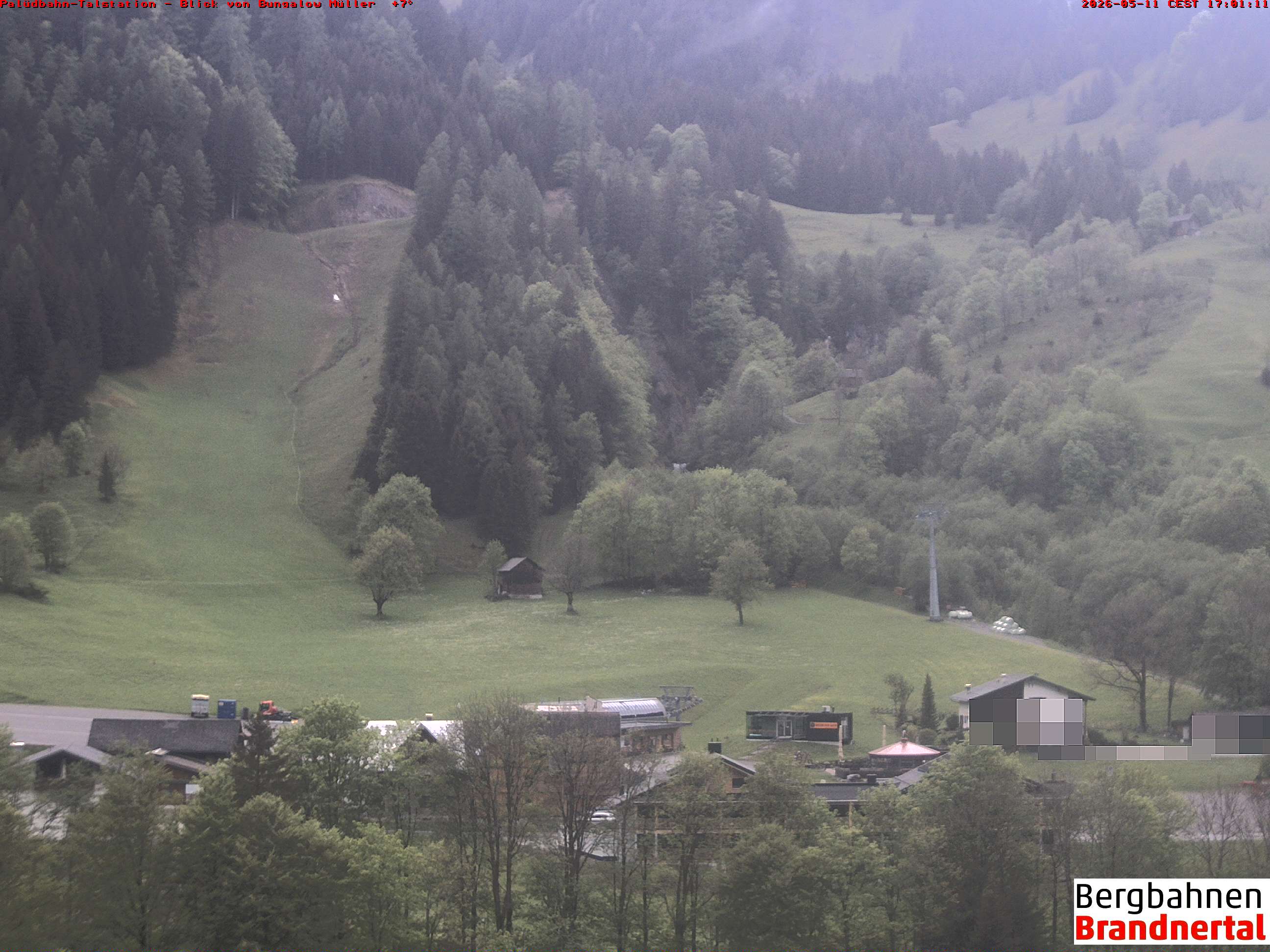 Blick auf Palüdbahn von Bungalow Müller