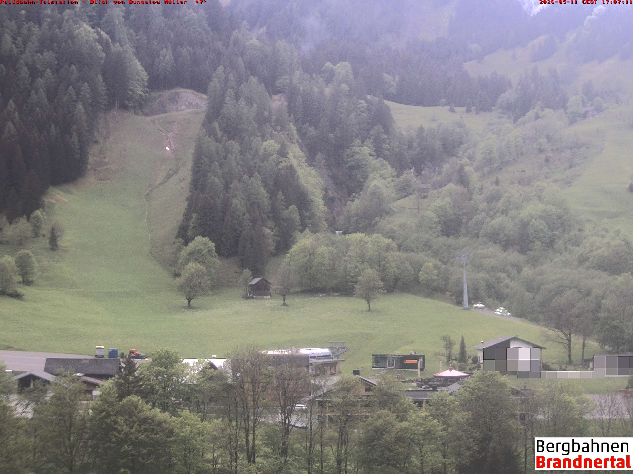 Blick auf Palüdbahn von Bungalow Müller