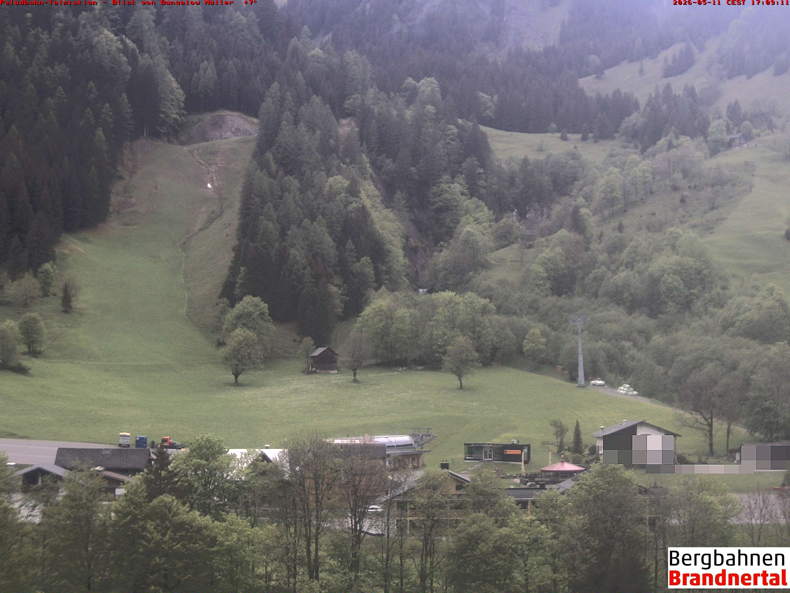 Blick auf Palüdbahn von Bungalow Müller