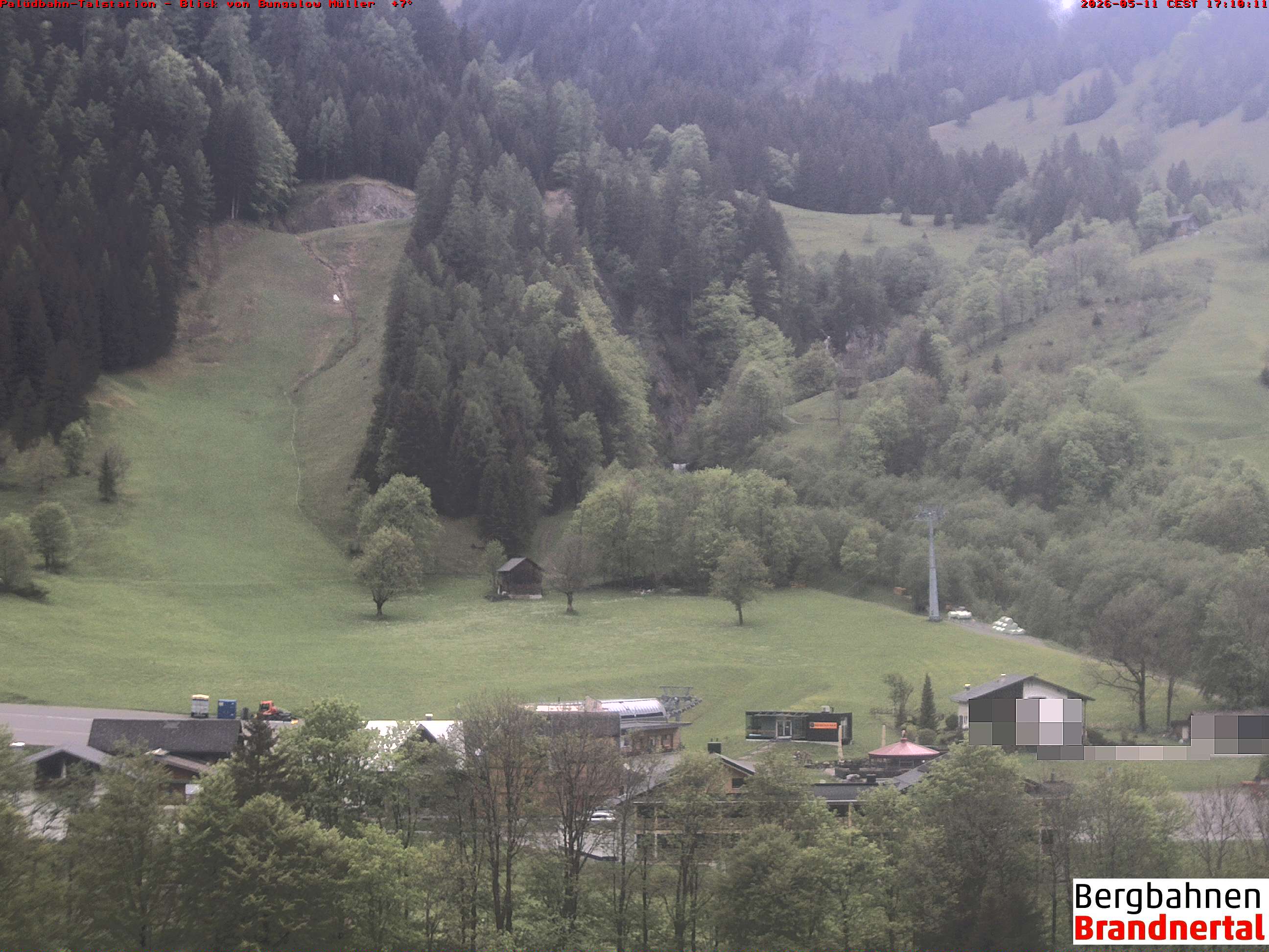 Blick auf Palüdbahn von Bungalow Müller