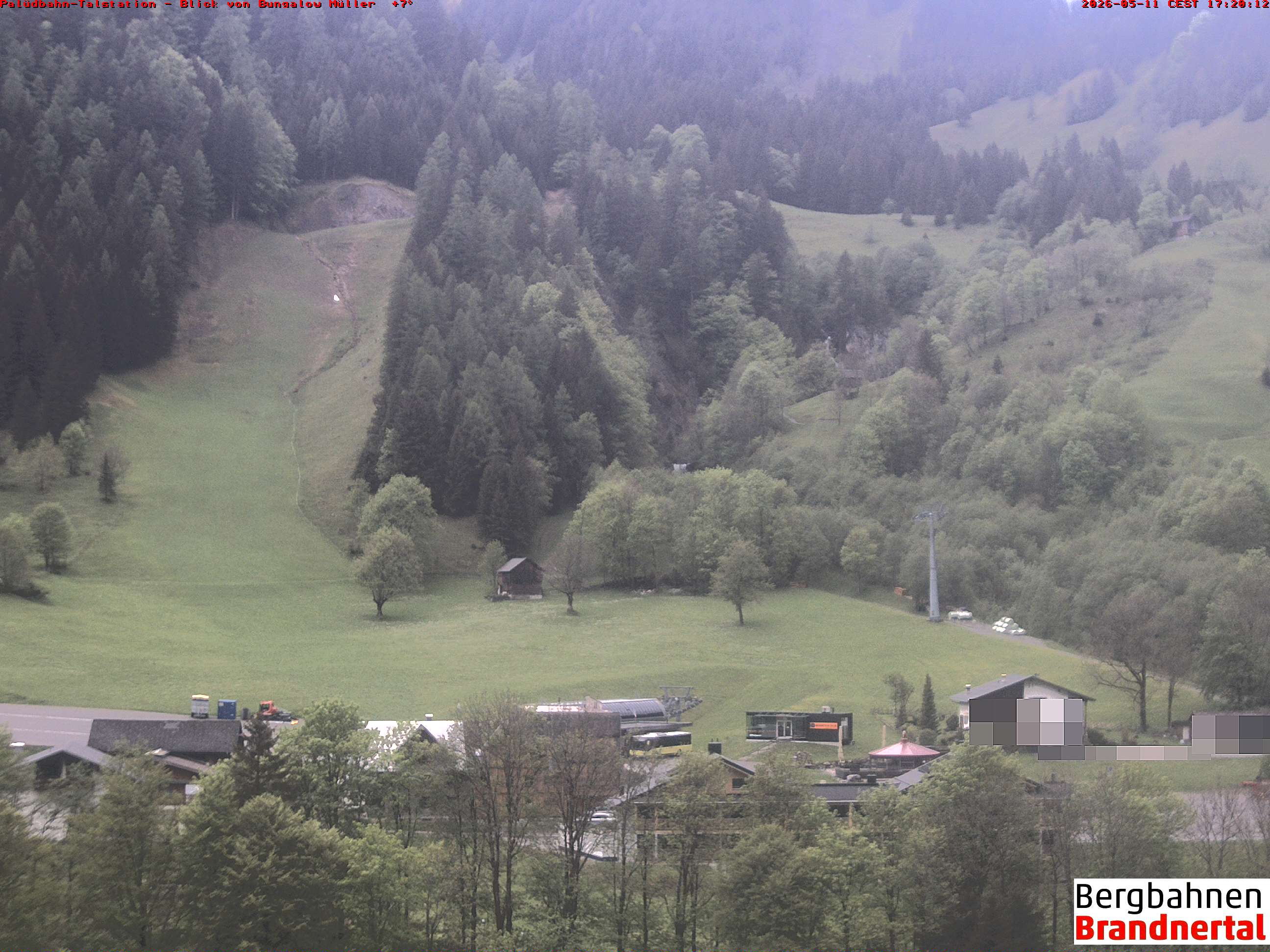 Blick auf Palüdbahn von Bungalow Müller