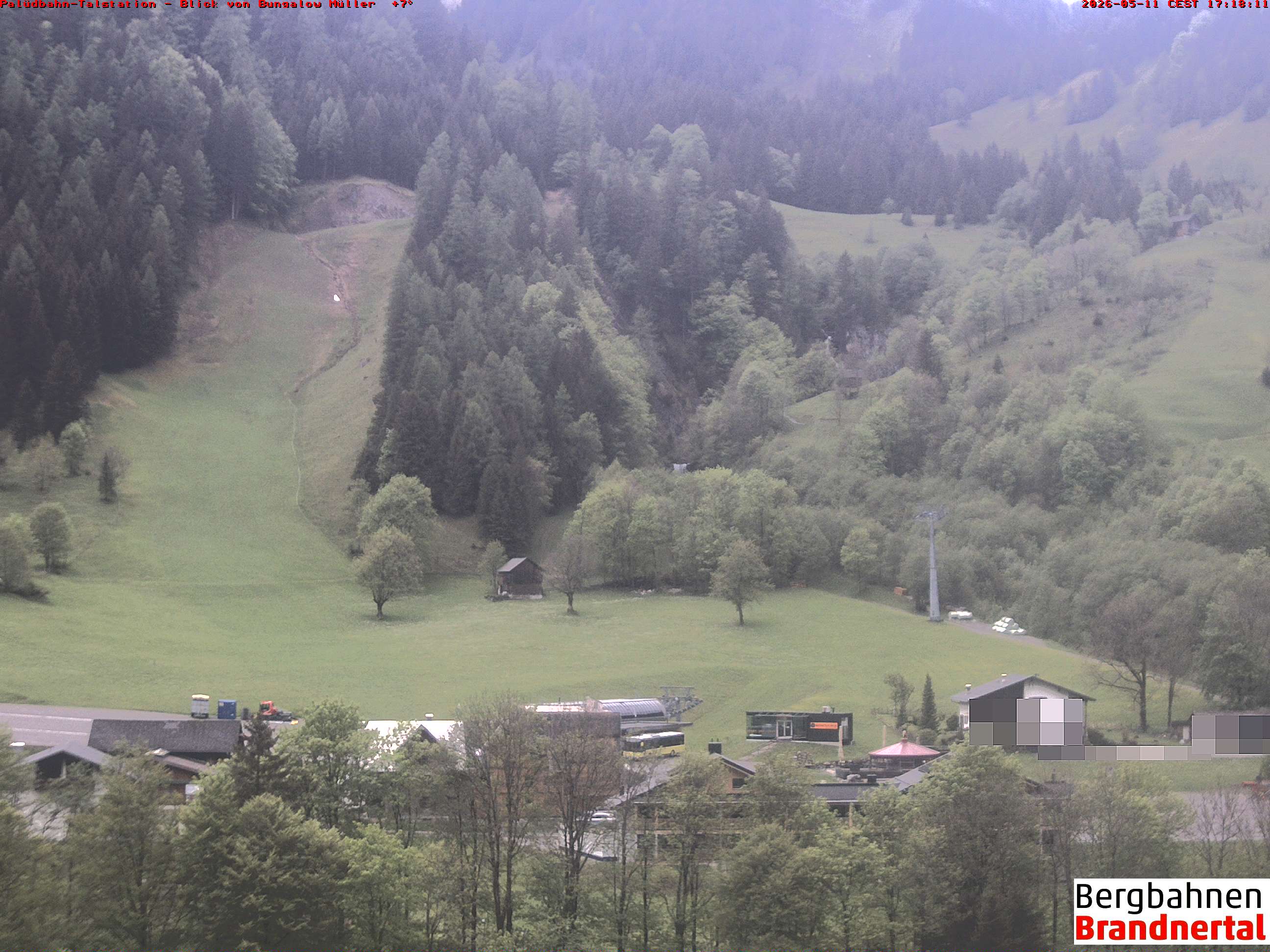 Blick auf Palüdbahn von Bungalow Müller