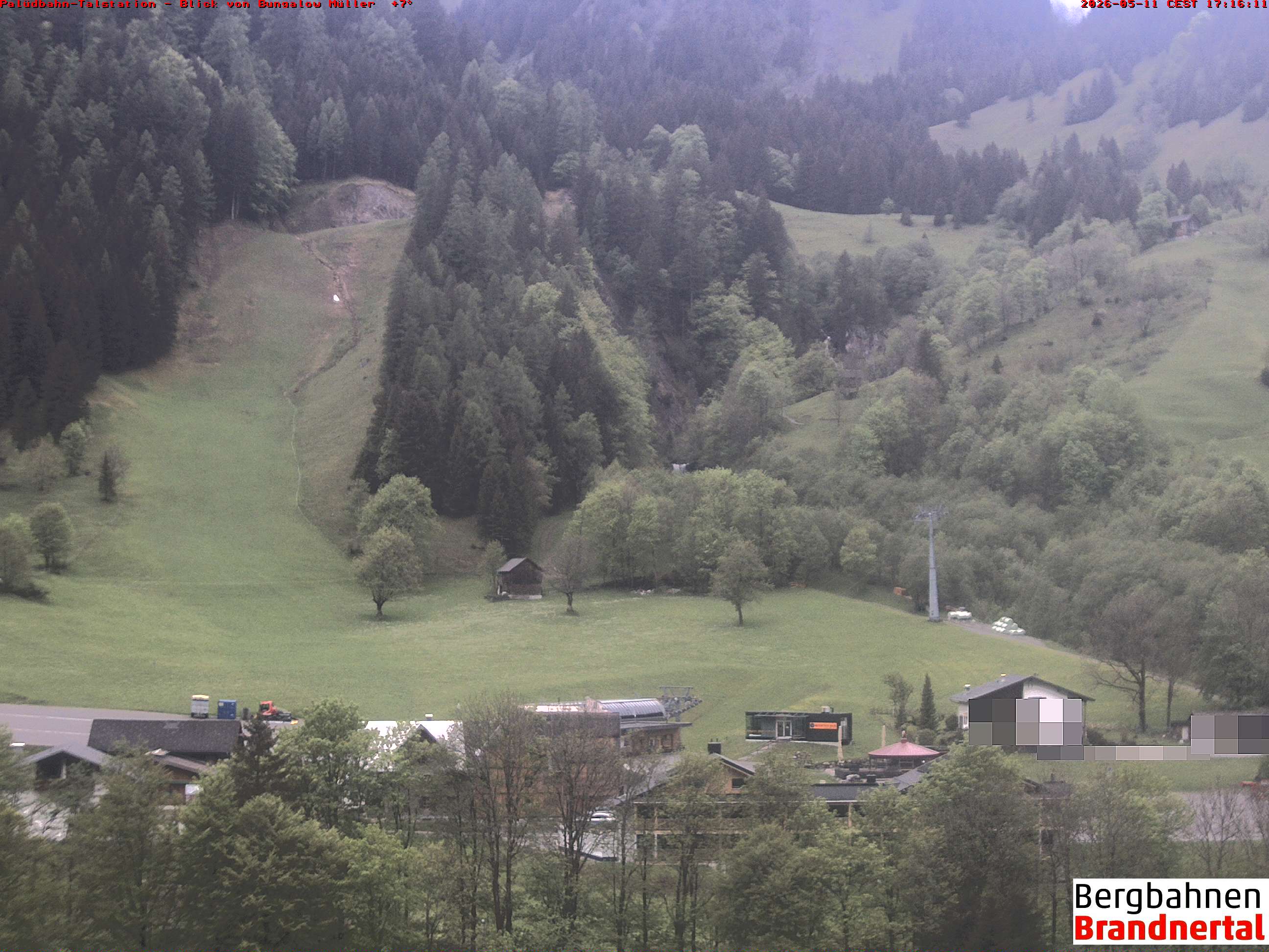 Blick auf Palüdbahn von Bungalow Müller
