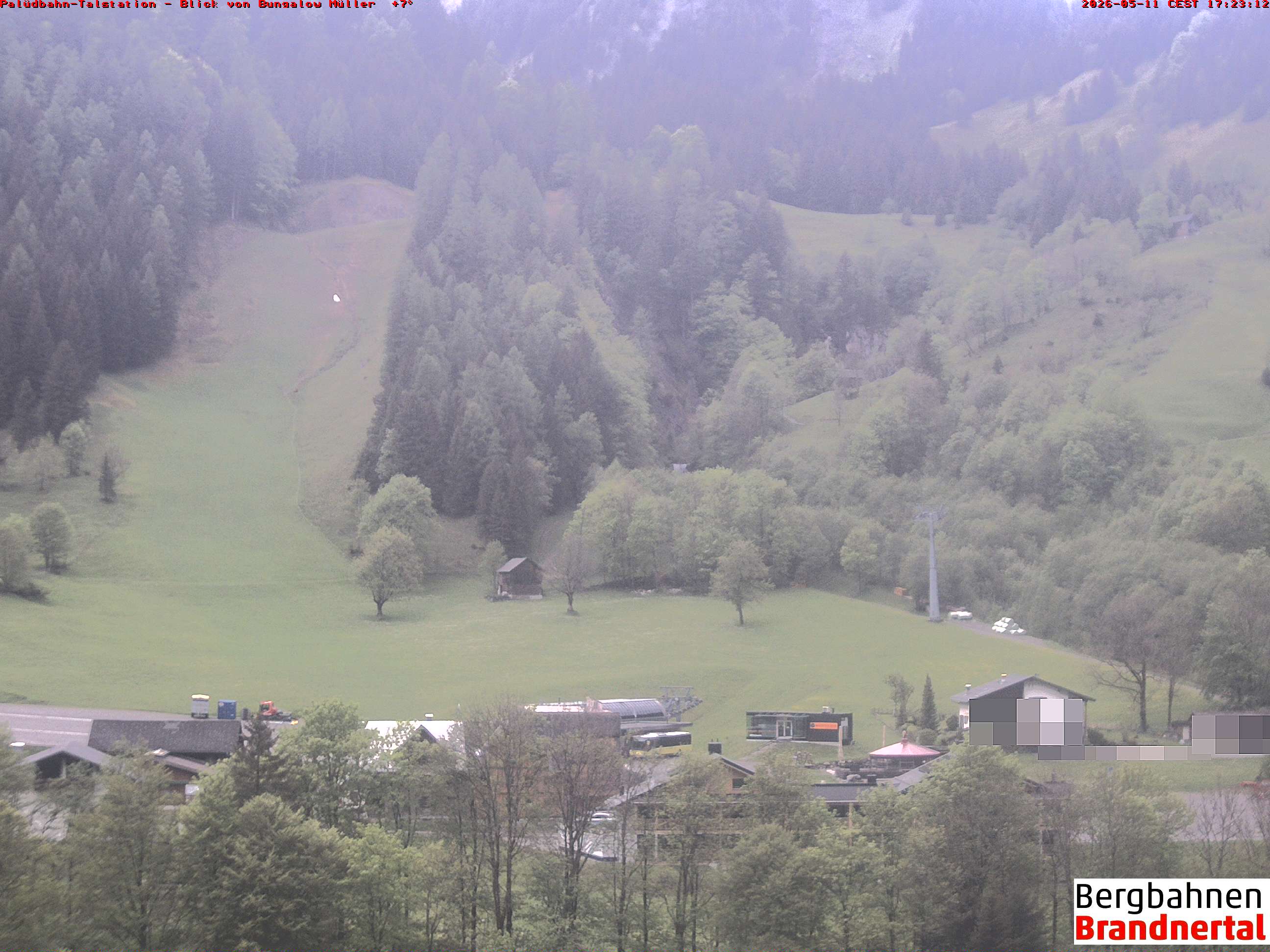 Blick auf Palüdbahn von Bungalow Müller