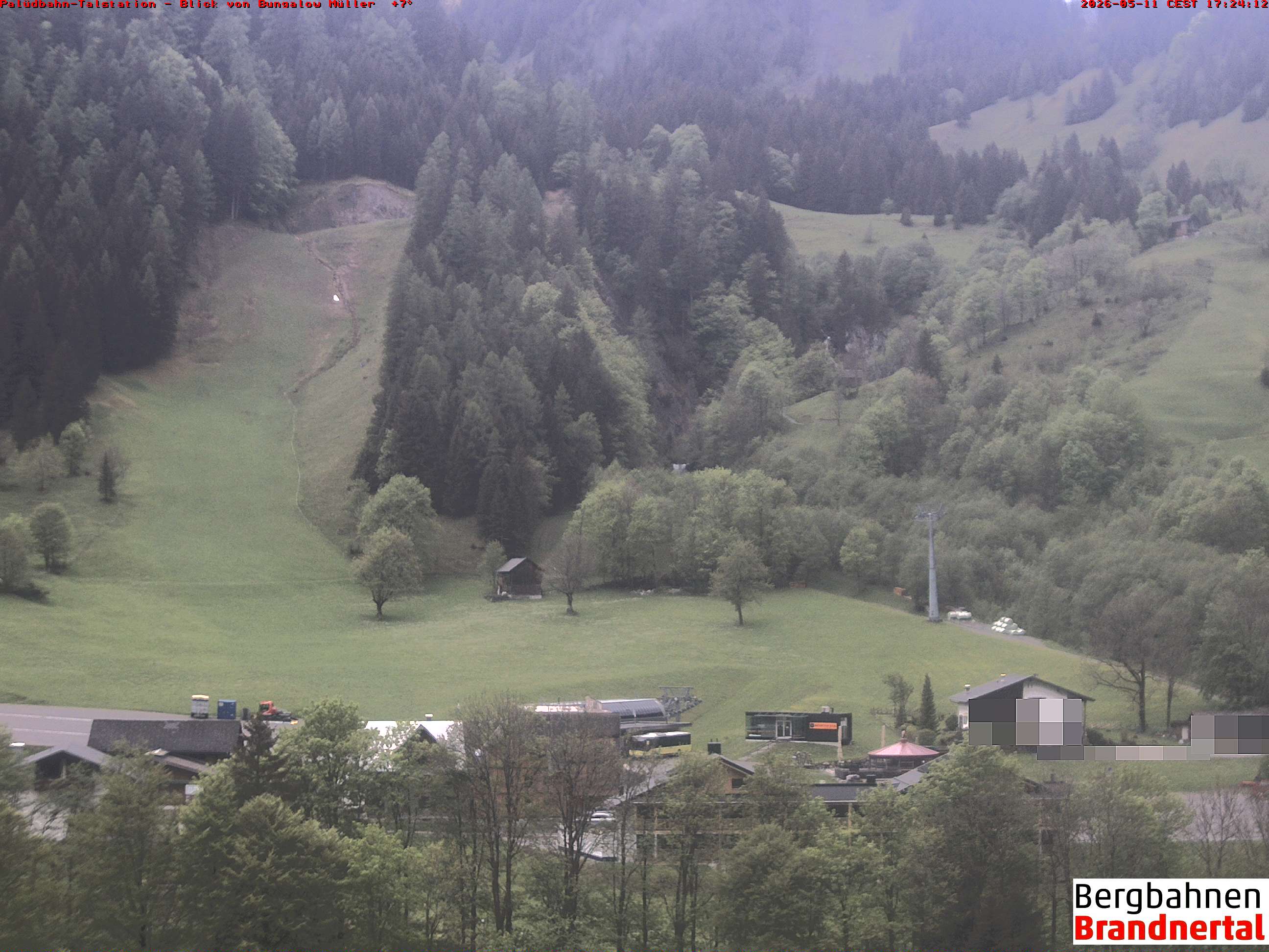 Blick auf Palüdbahn von Bungalow Müller