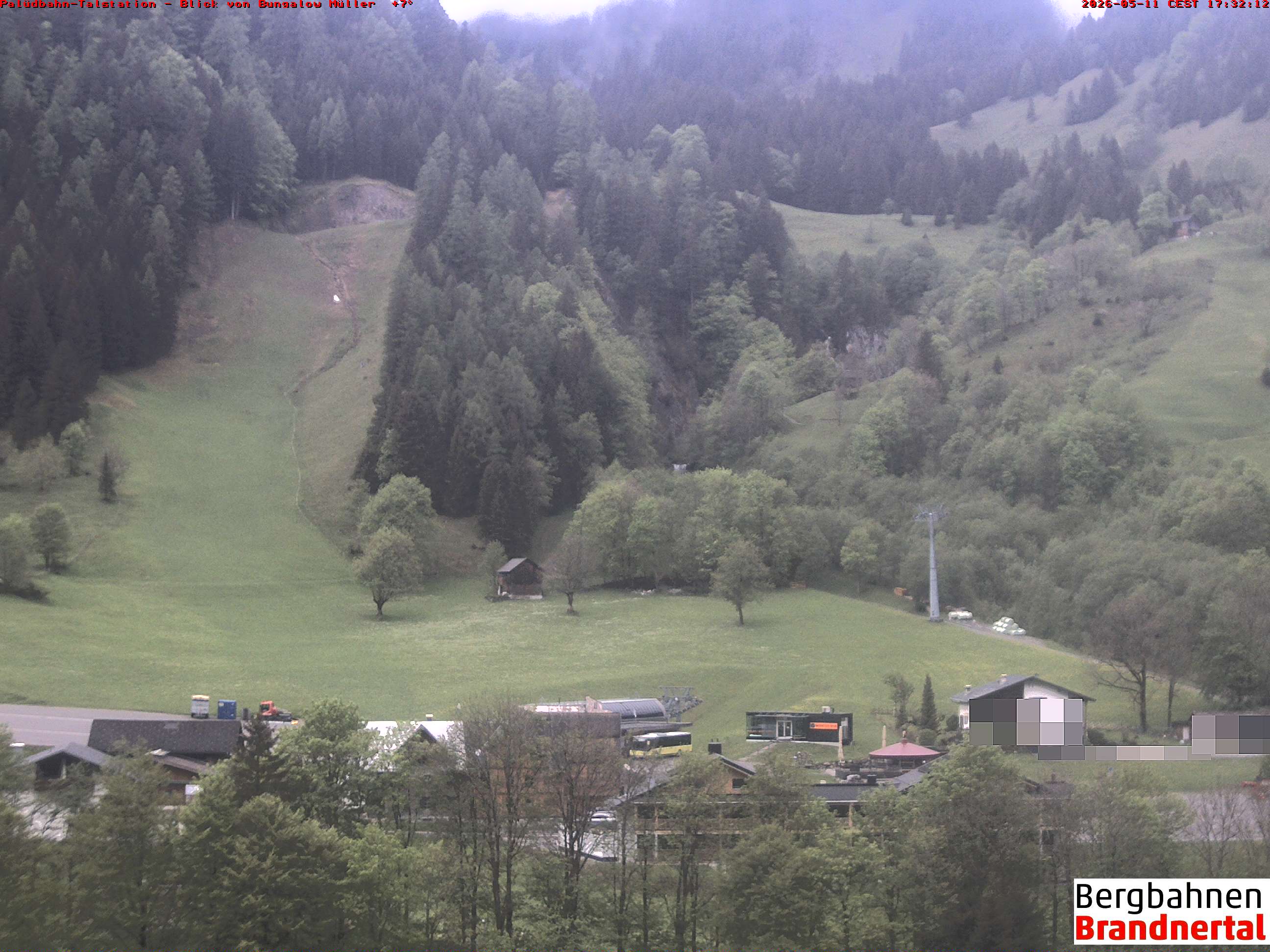 Blick auf Palüdbahn von Bungalow Müller
