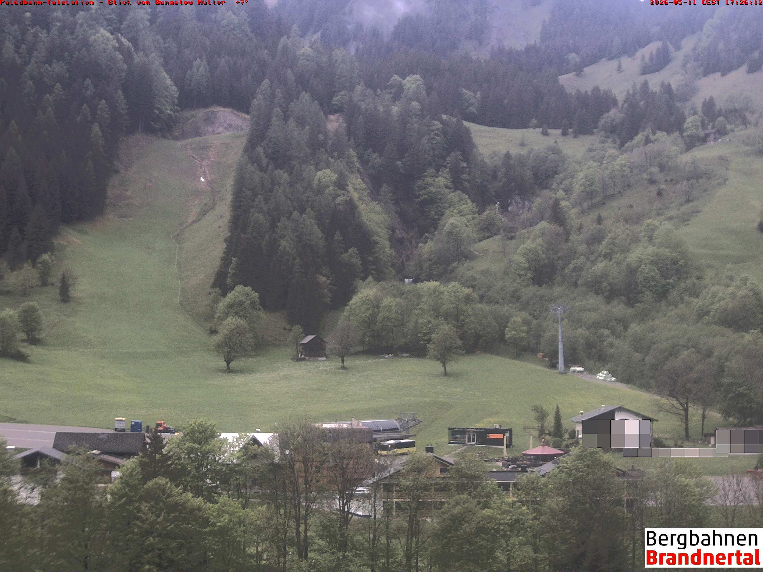 Blick auf Palüdbahn von Bungalow Müller