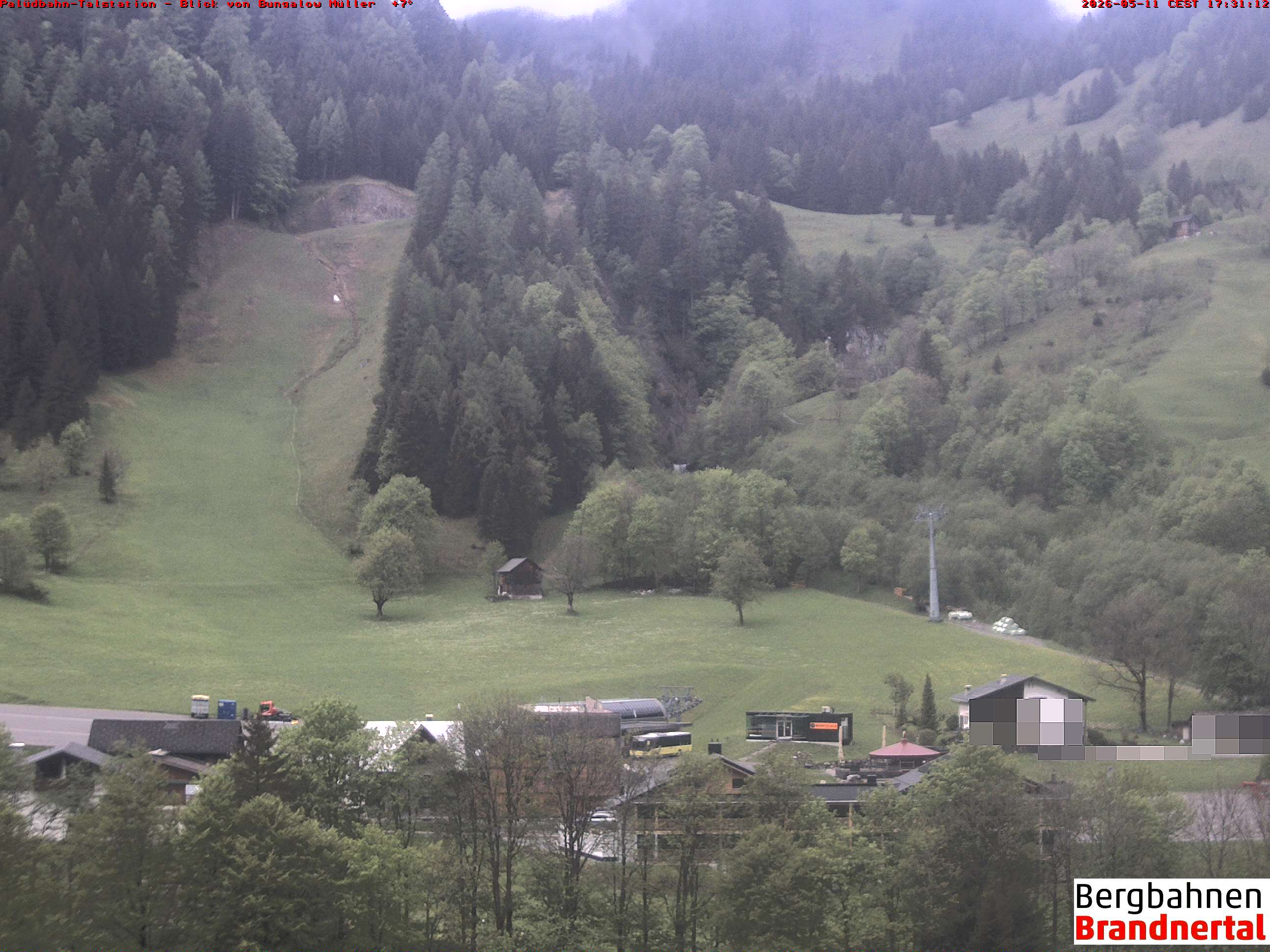 Blick auf Palüdbahn von Bungalow Müller
