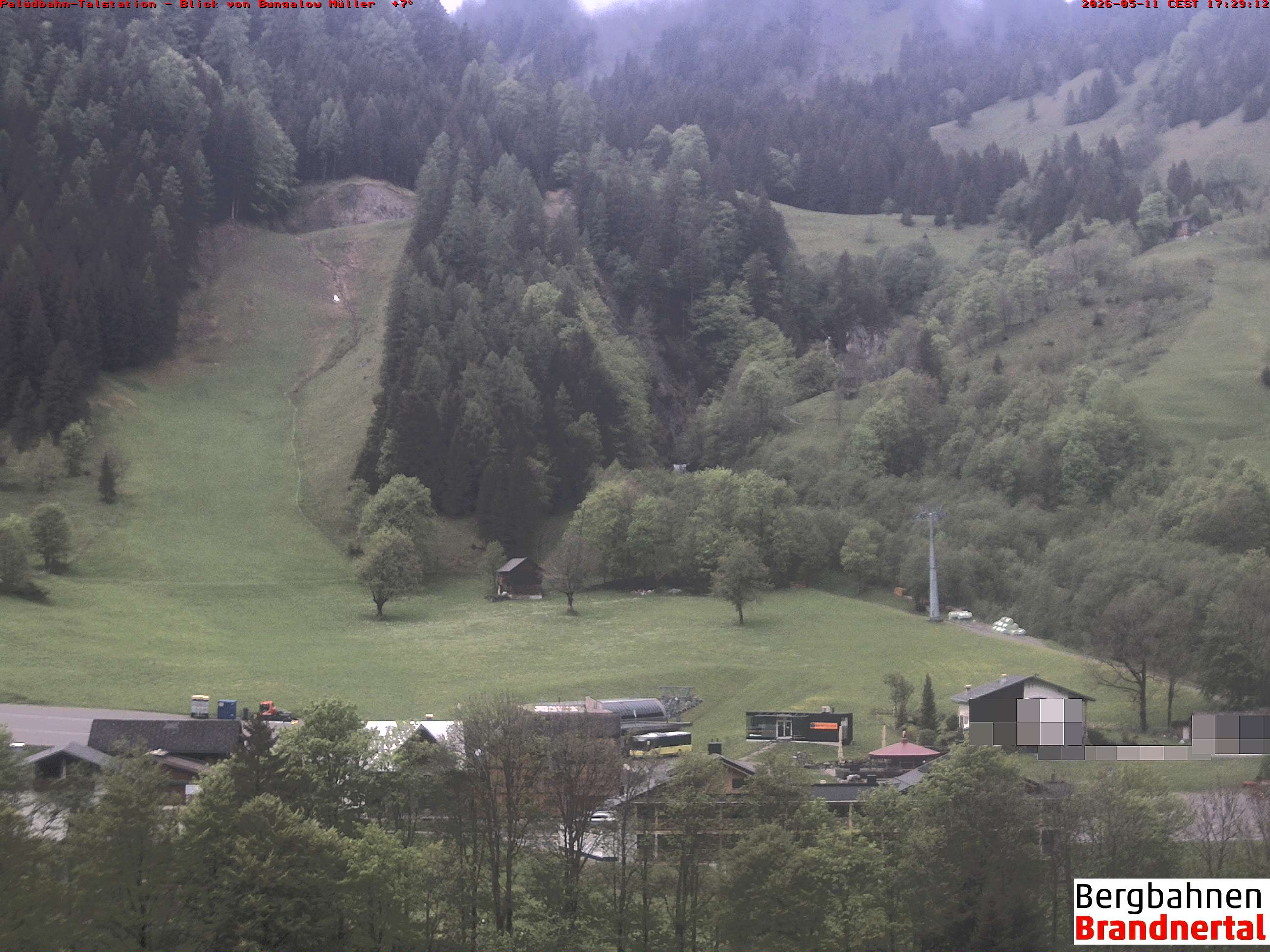 Blick auf Palüdbahn von Bungalow Müller