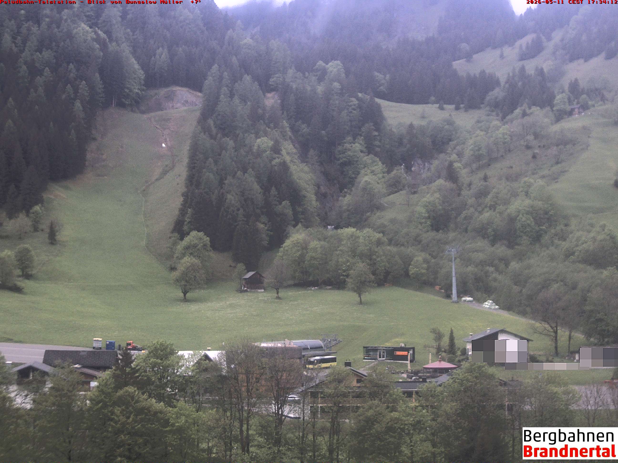 Blick auf Palüdbahn von Bungalow Müller
