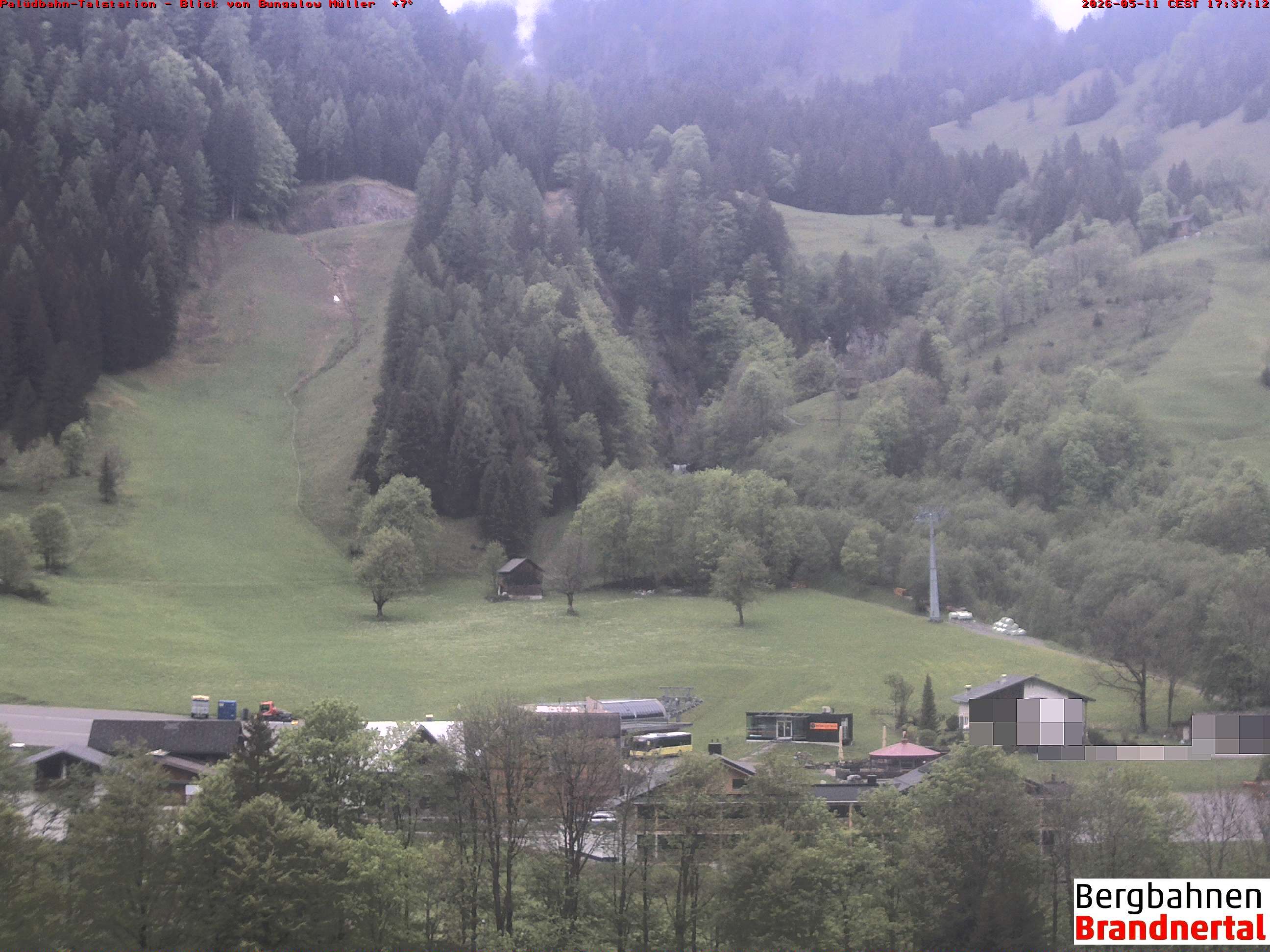 Blick auf Palüdbahn von Bungalow Müller