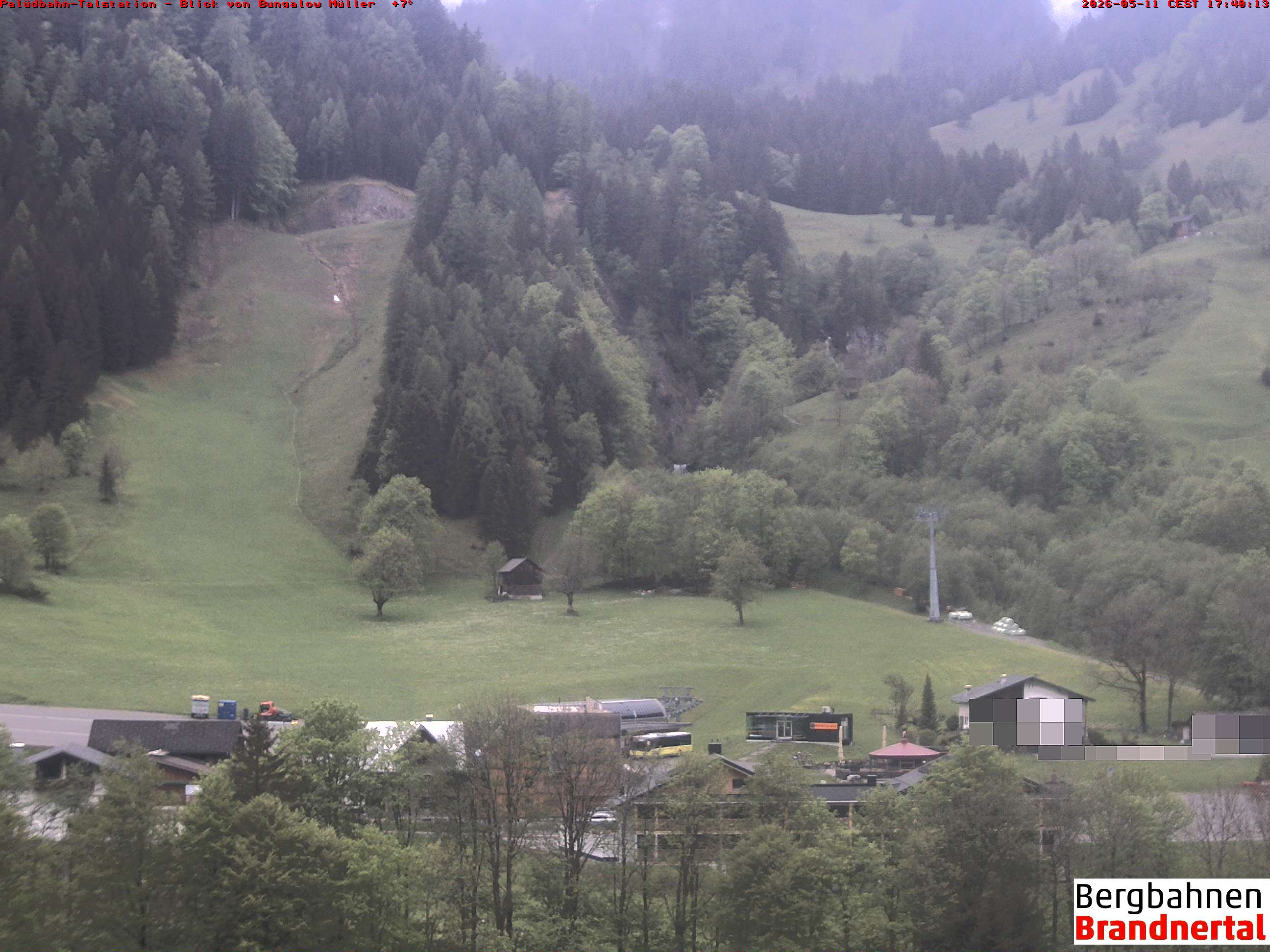 Blick auf Palüdbahn von Bungalow Müller