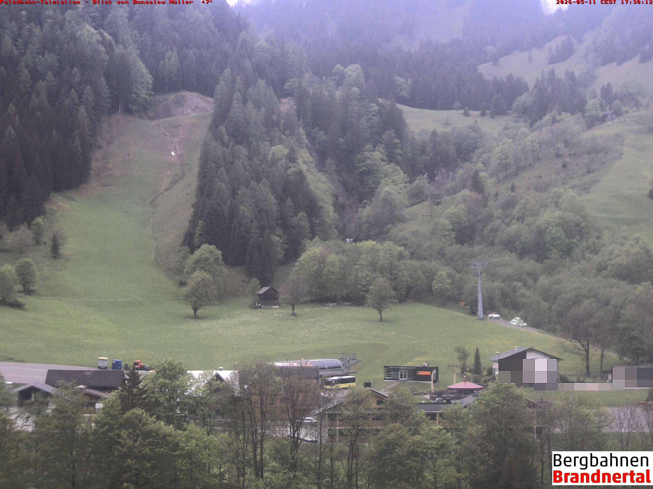 Blick auf Palüdbahn von Bungalow Müller