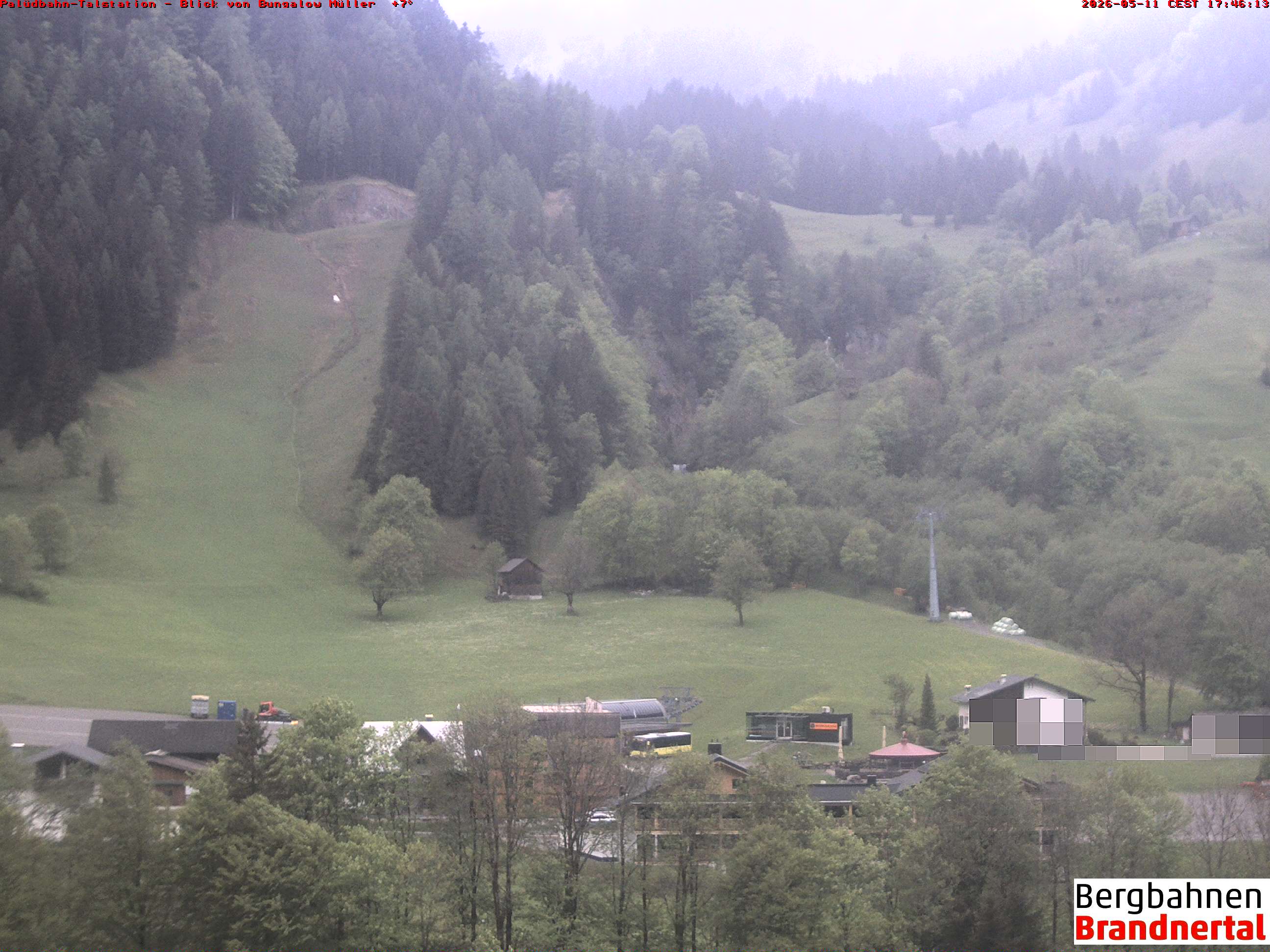 Blick auf Palüdbahn von Bungalow Müller