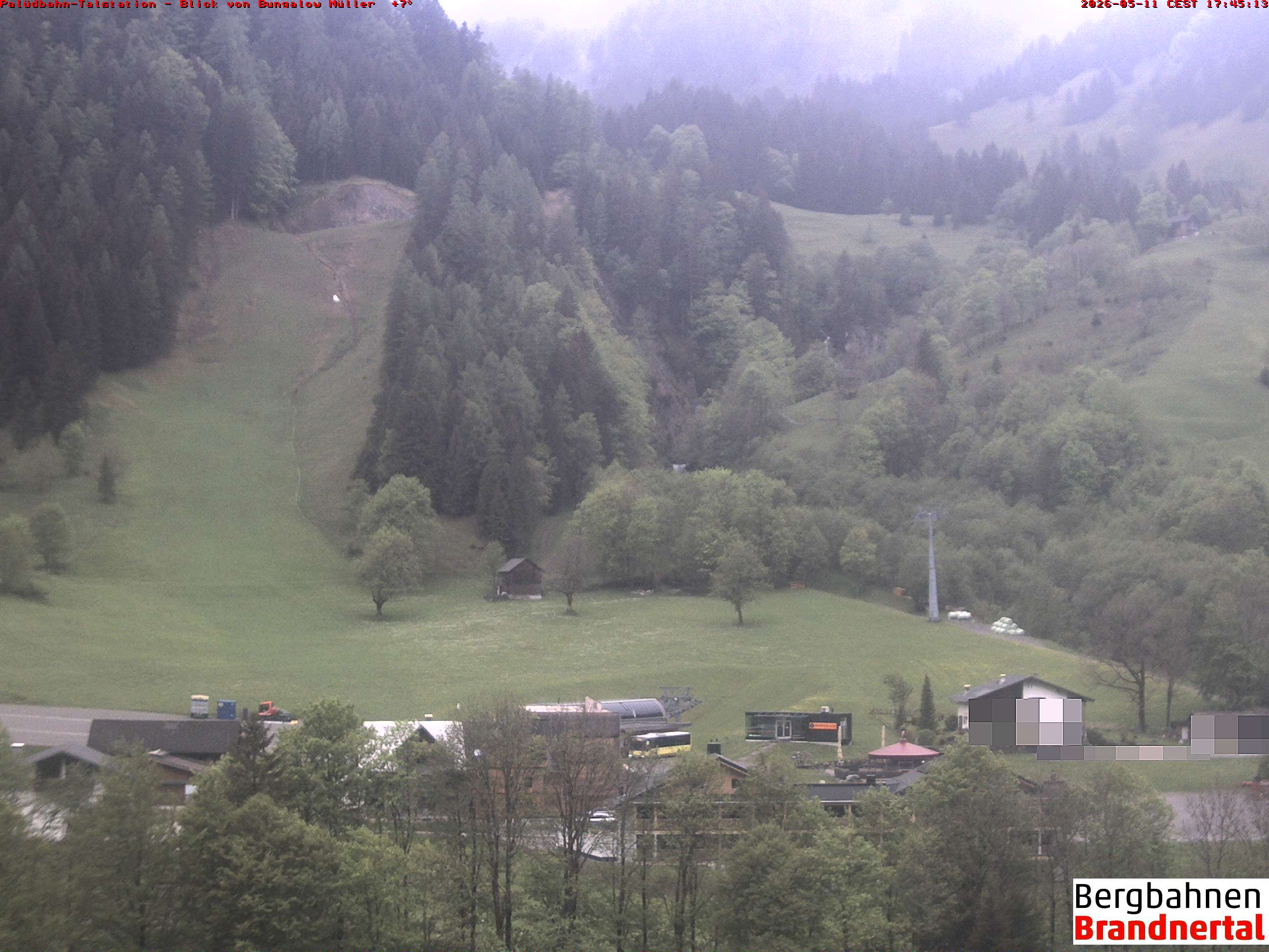Blick auf Palüdbahn von Bungalow Müller