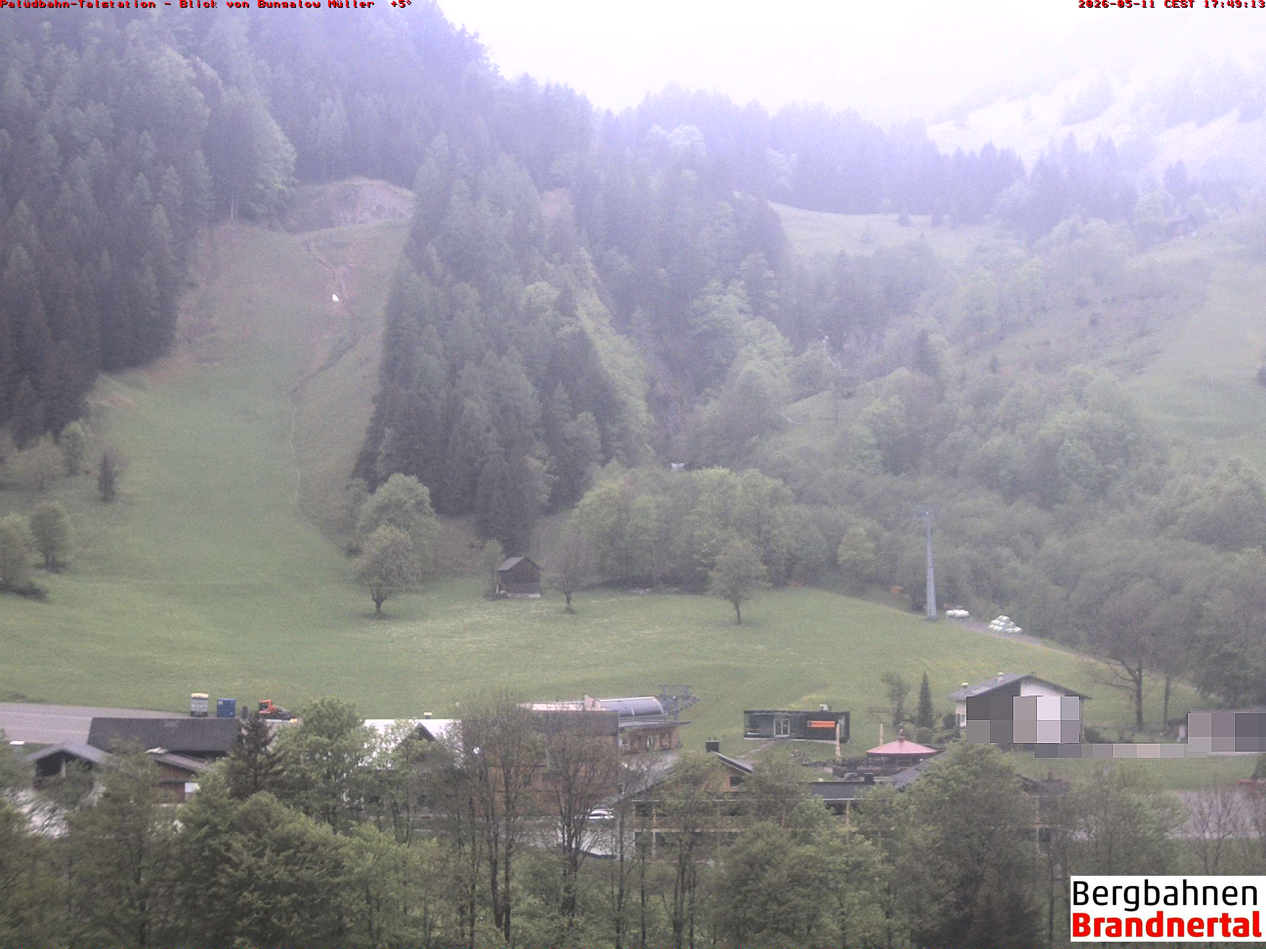 Blick auf Palüdbahn von Bungalow Müller