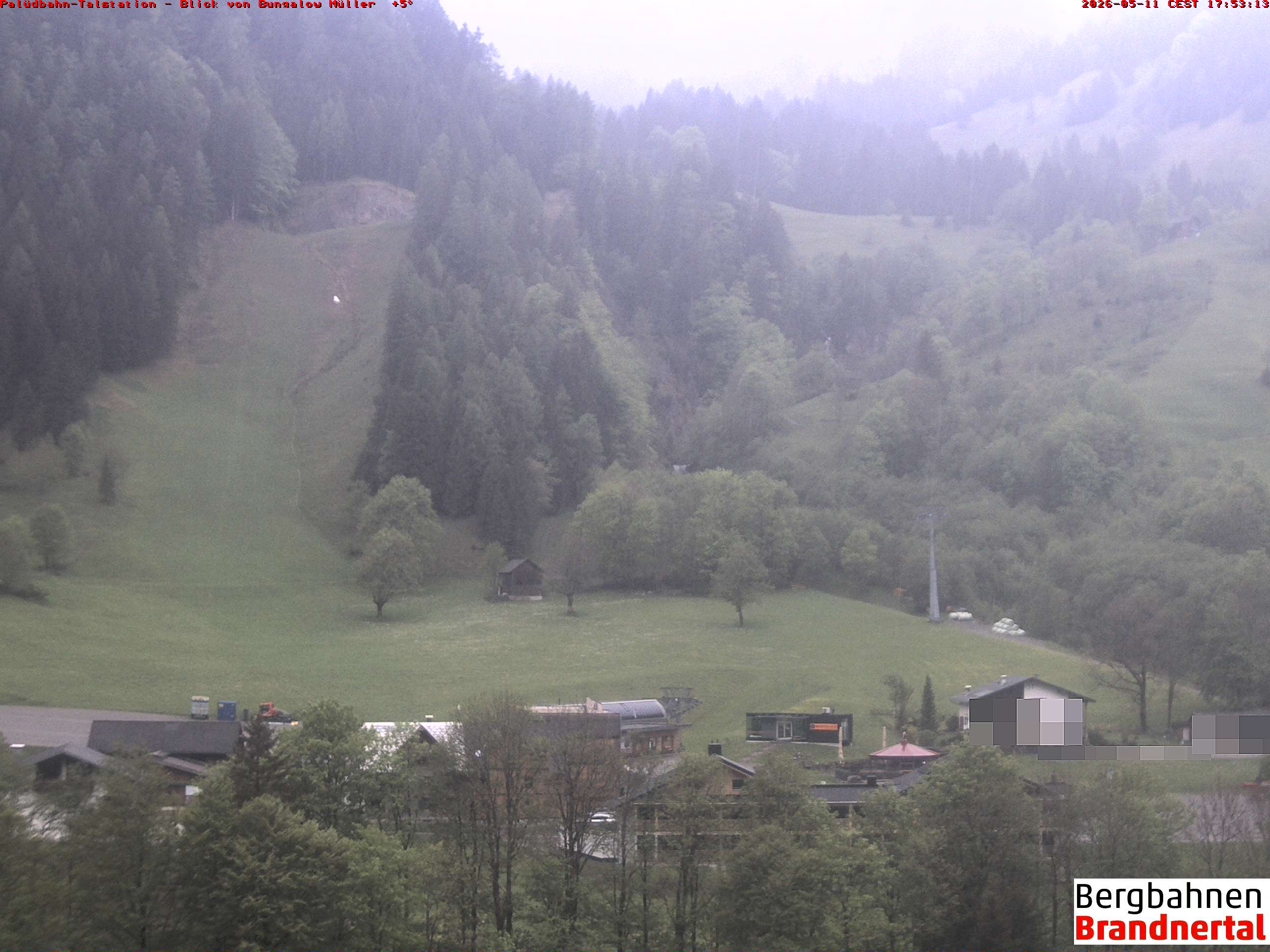 Blick auf Palüdbahn von Bungalow Müller