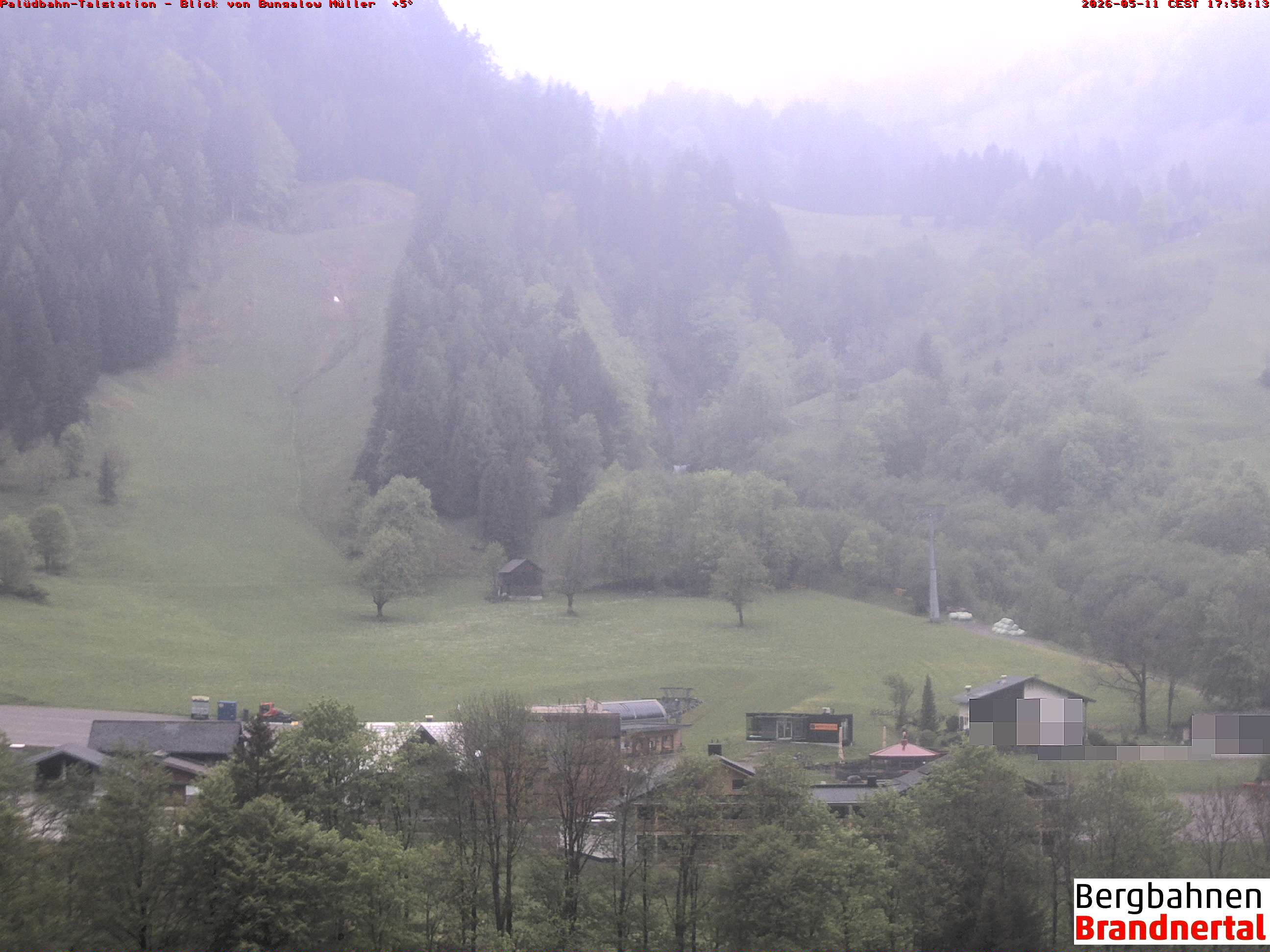 Blick auf Palüdbahn von Bungalow Müller