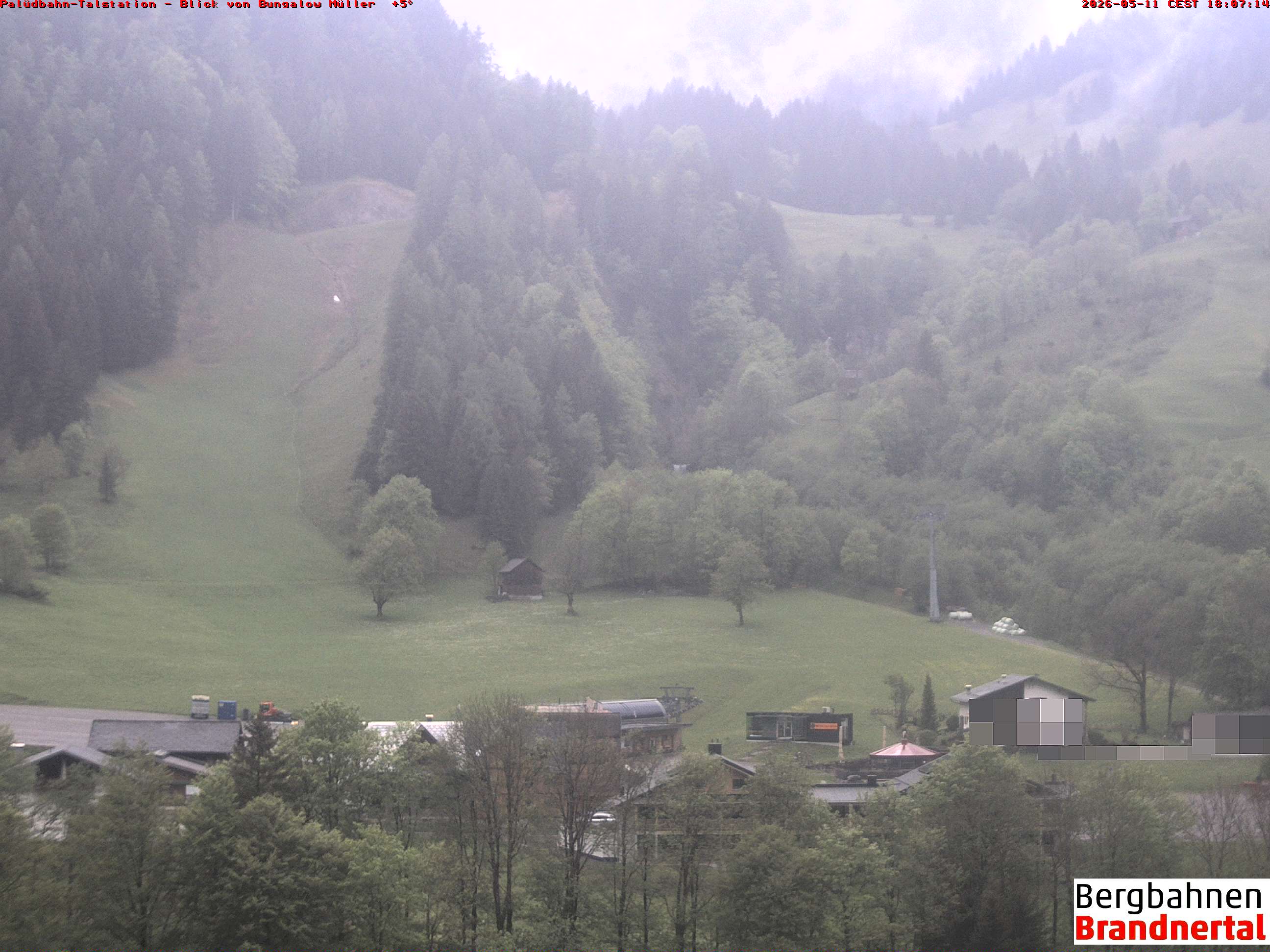 Blick auf Palüdbahn von Bungalow Müller