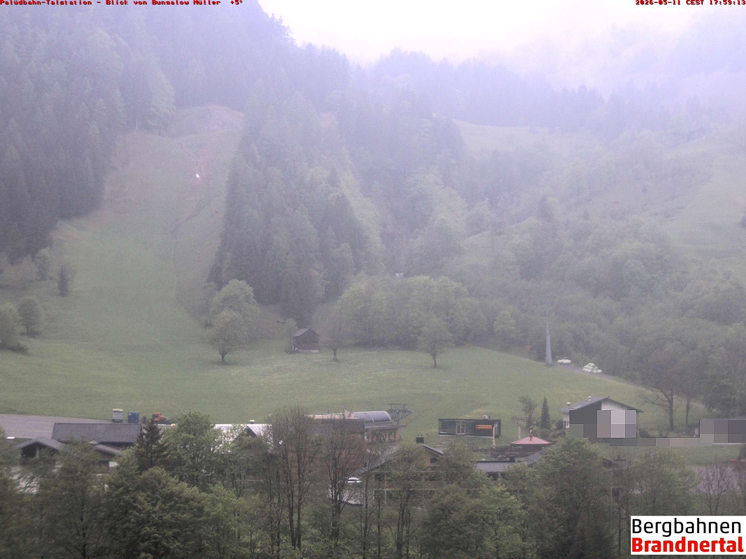 Blick auf Palüdbahn von Bungalow Müller