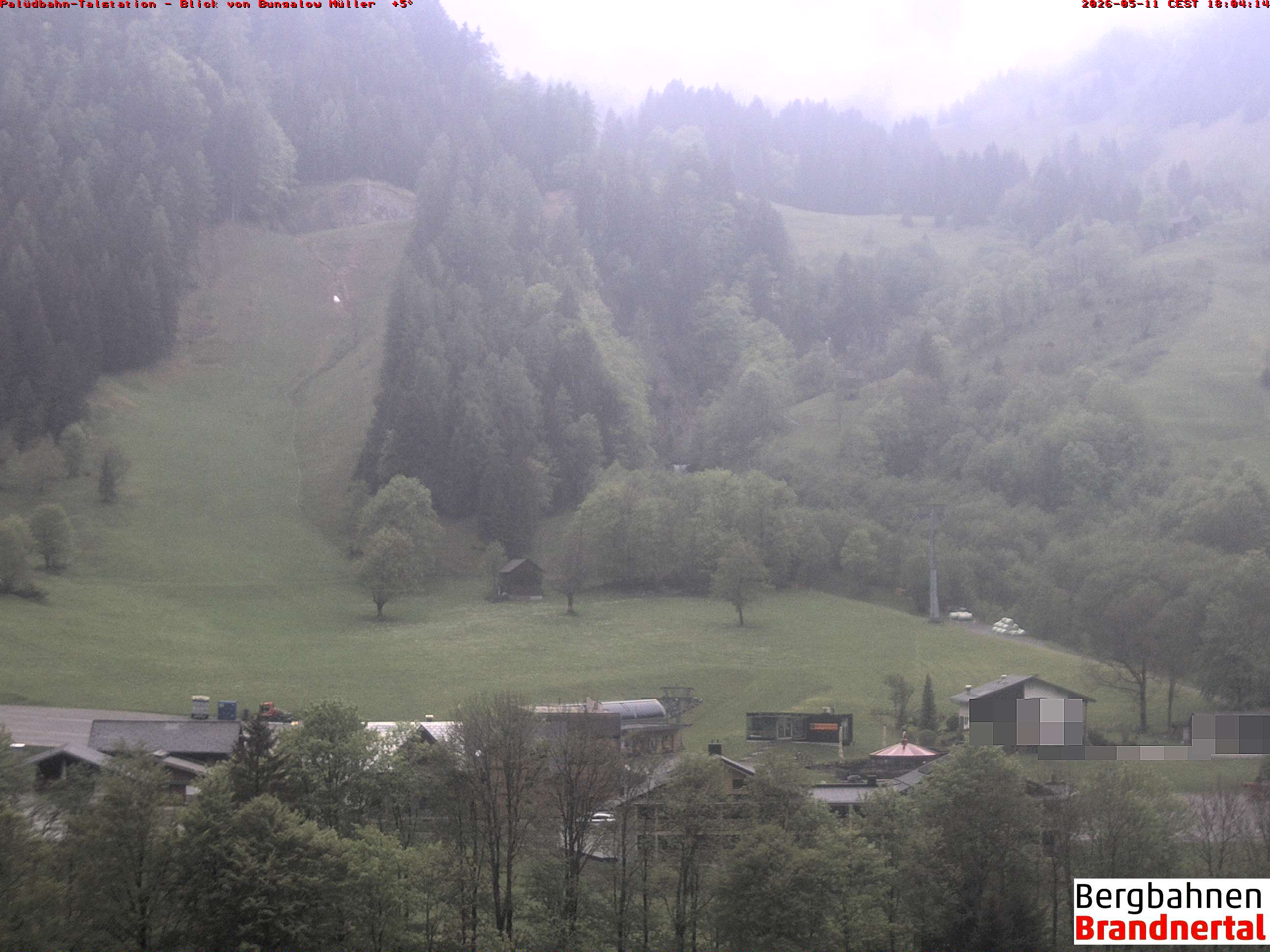 Blick auf Palüdbahn von Bungalow Müller