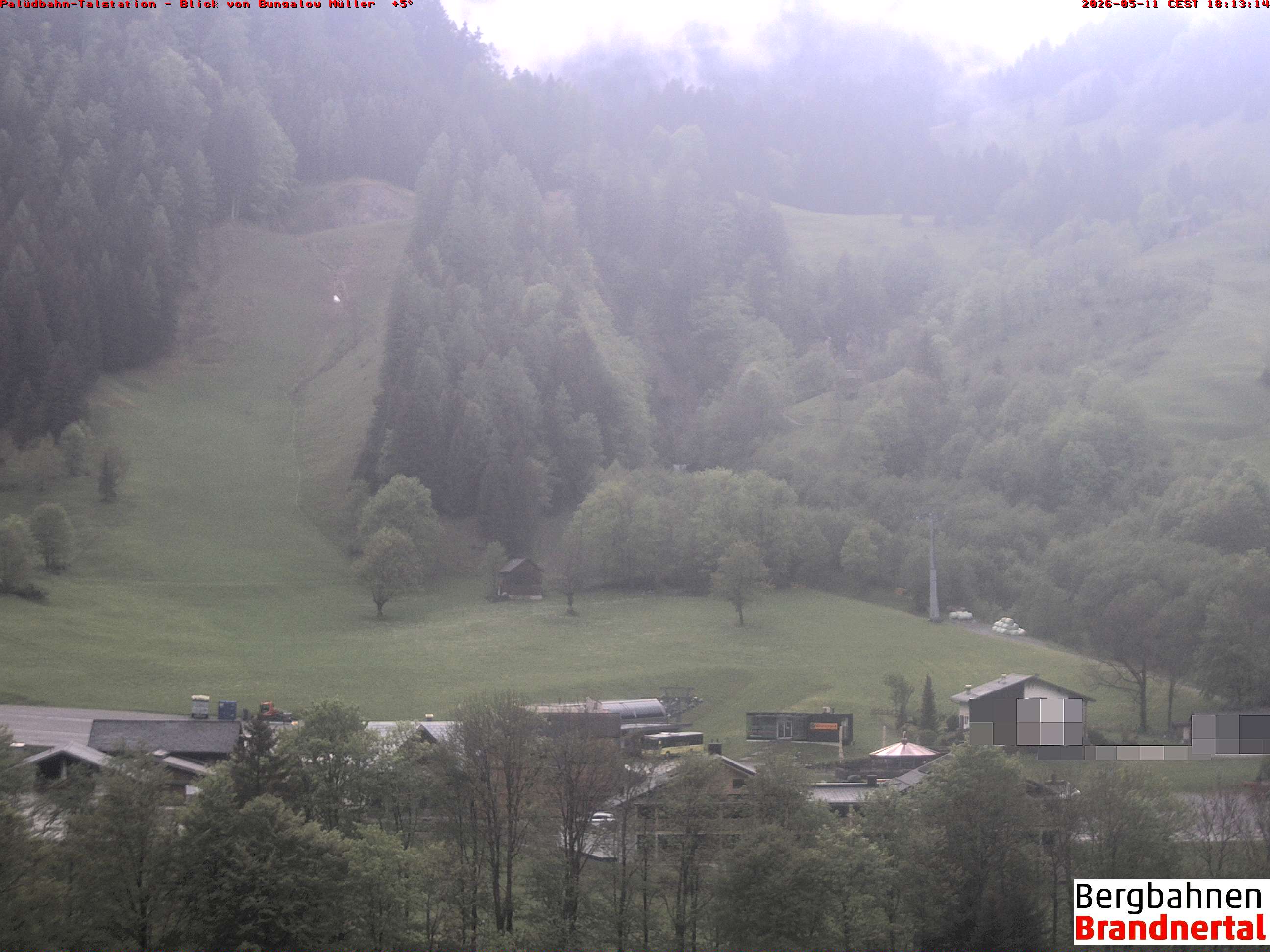 Blick auf Palüdbahn von Bungalow Müller