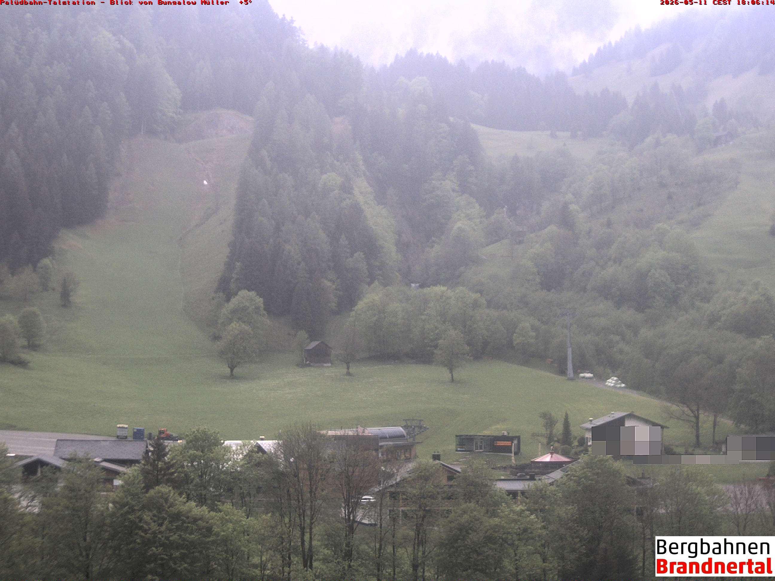 Blick auf Palüdbahn von Bungalow Müller