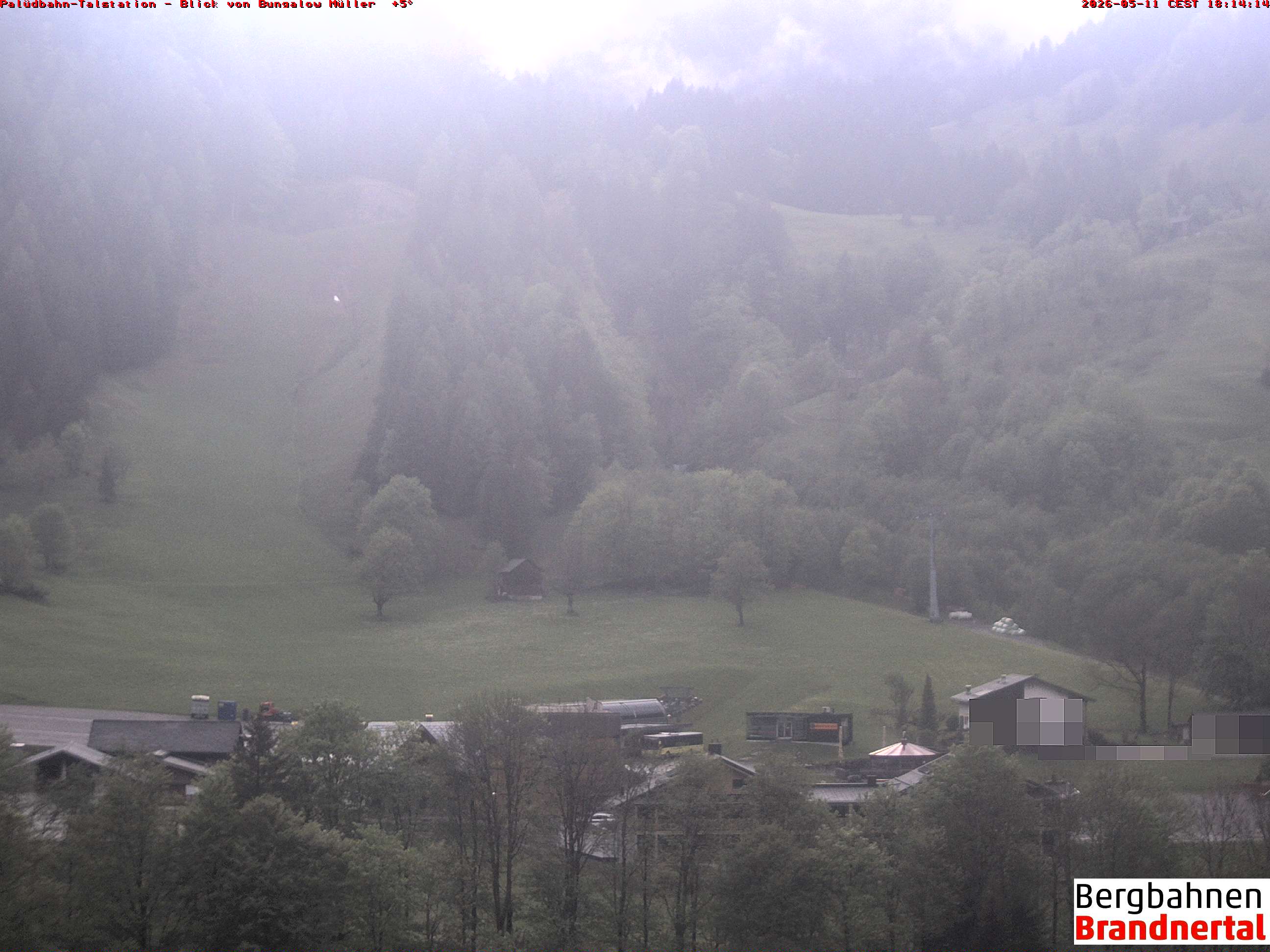 Blick auf Palüdbahn von Bungalow Müller