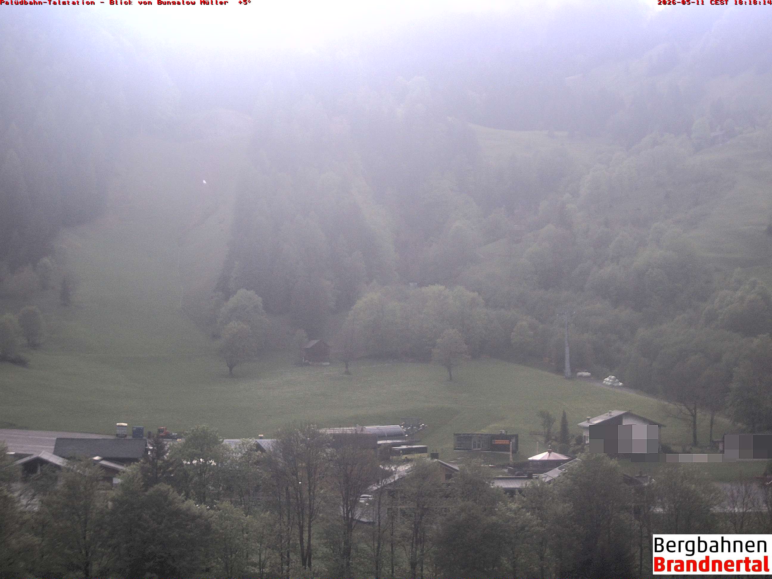Blick auf Palüdbahn von Bungalow Müller