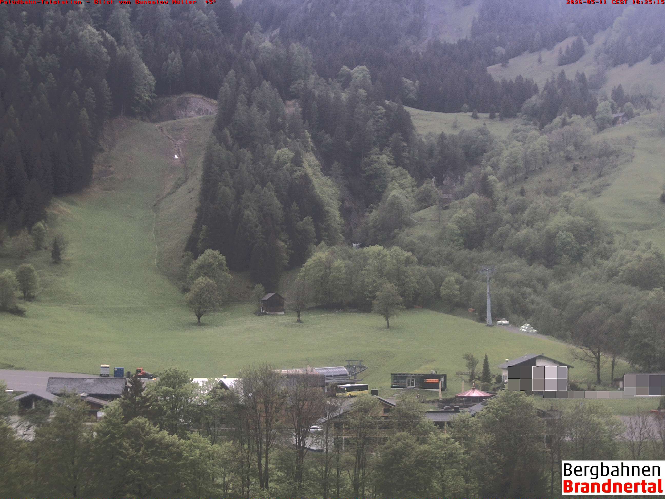 Blick auf Palüdbahn von Bungalow Müller