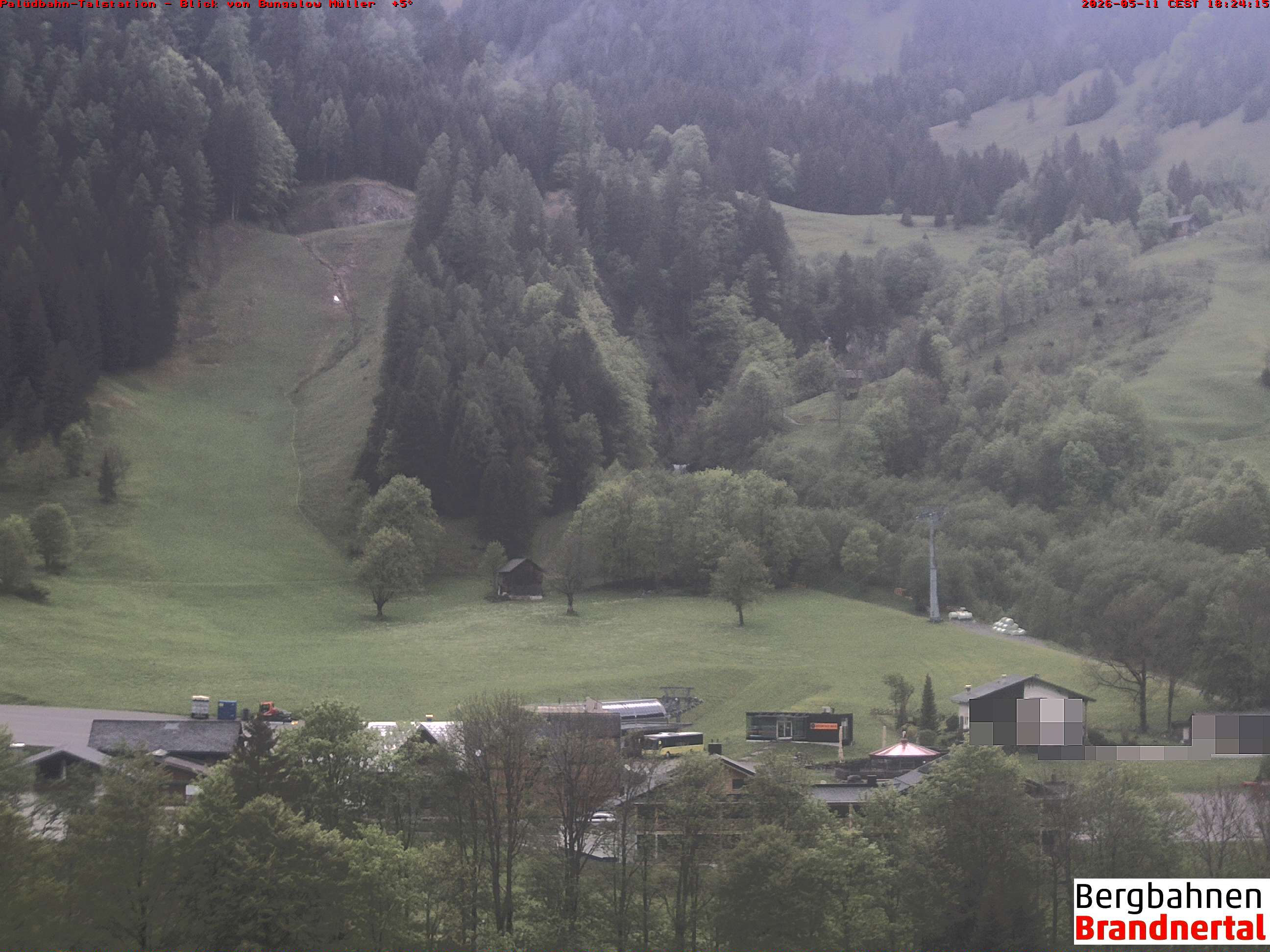 Blick auf Palüdbahn von Bungalow Müller