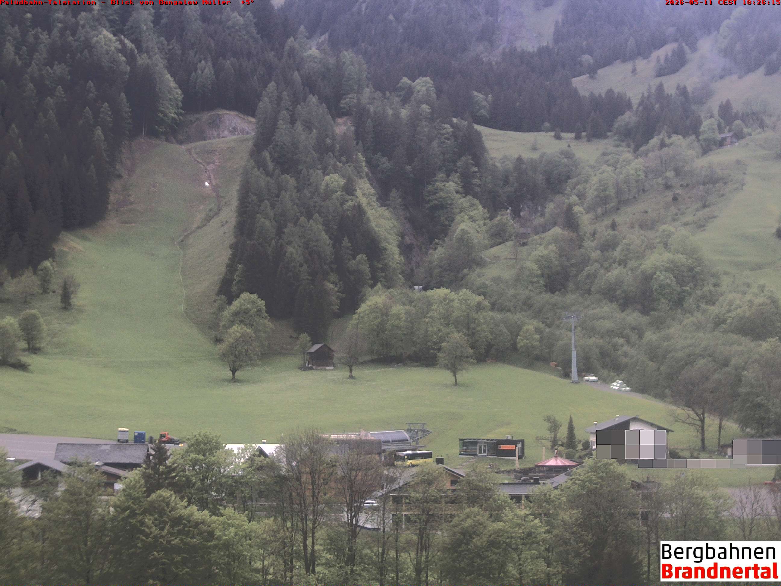 Blick auf Palüdbahn von Bungalow Müller