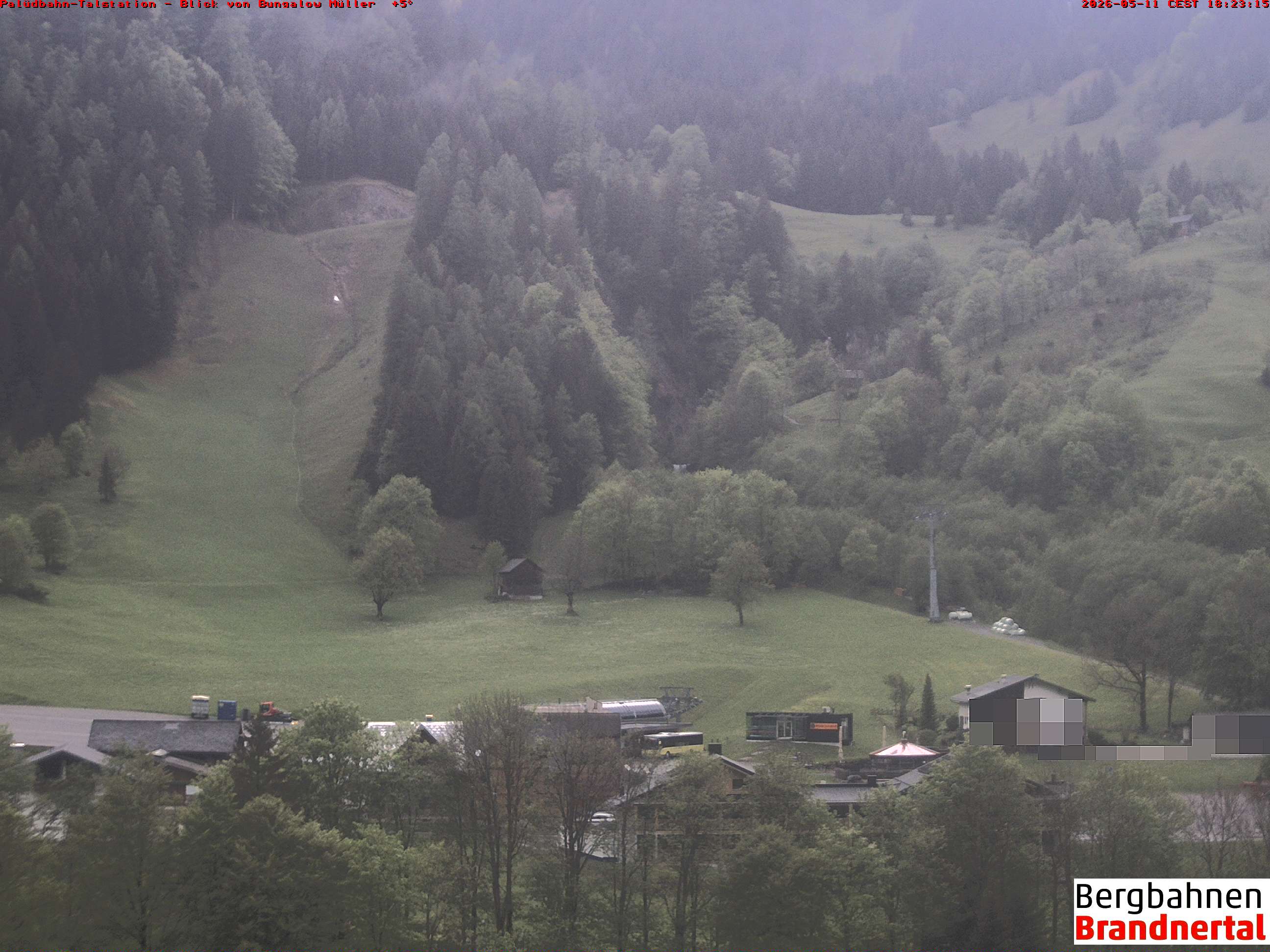 Blick auf Palüdbahn von Bungalow Müller
