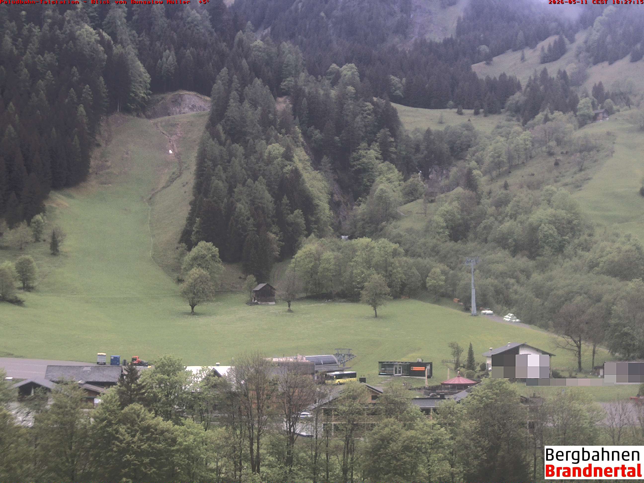 Blick auf Palüdbahn von Bungalow Müller