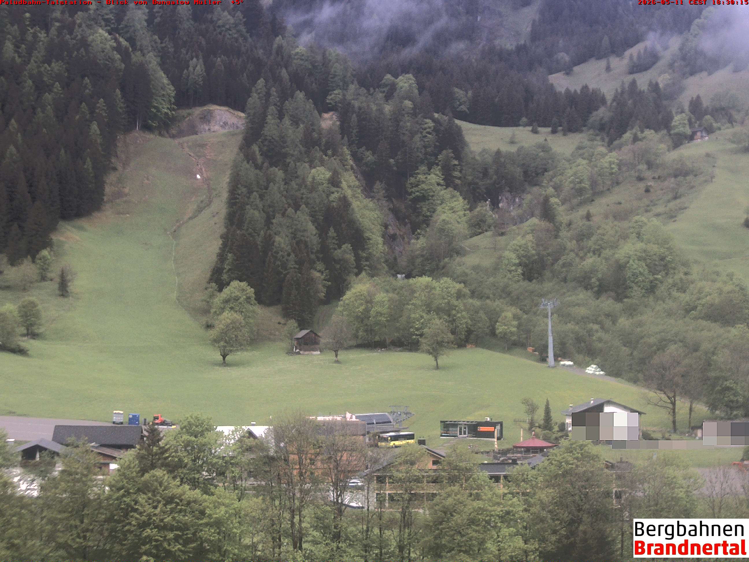 Blick auf Palüdbahn von Bungalow Müller