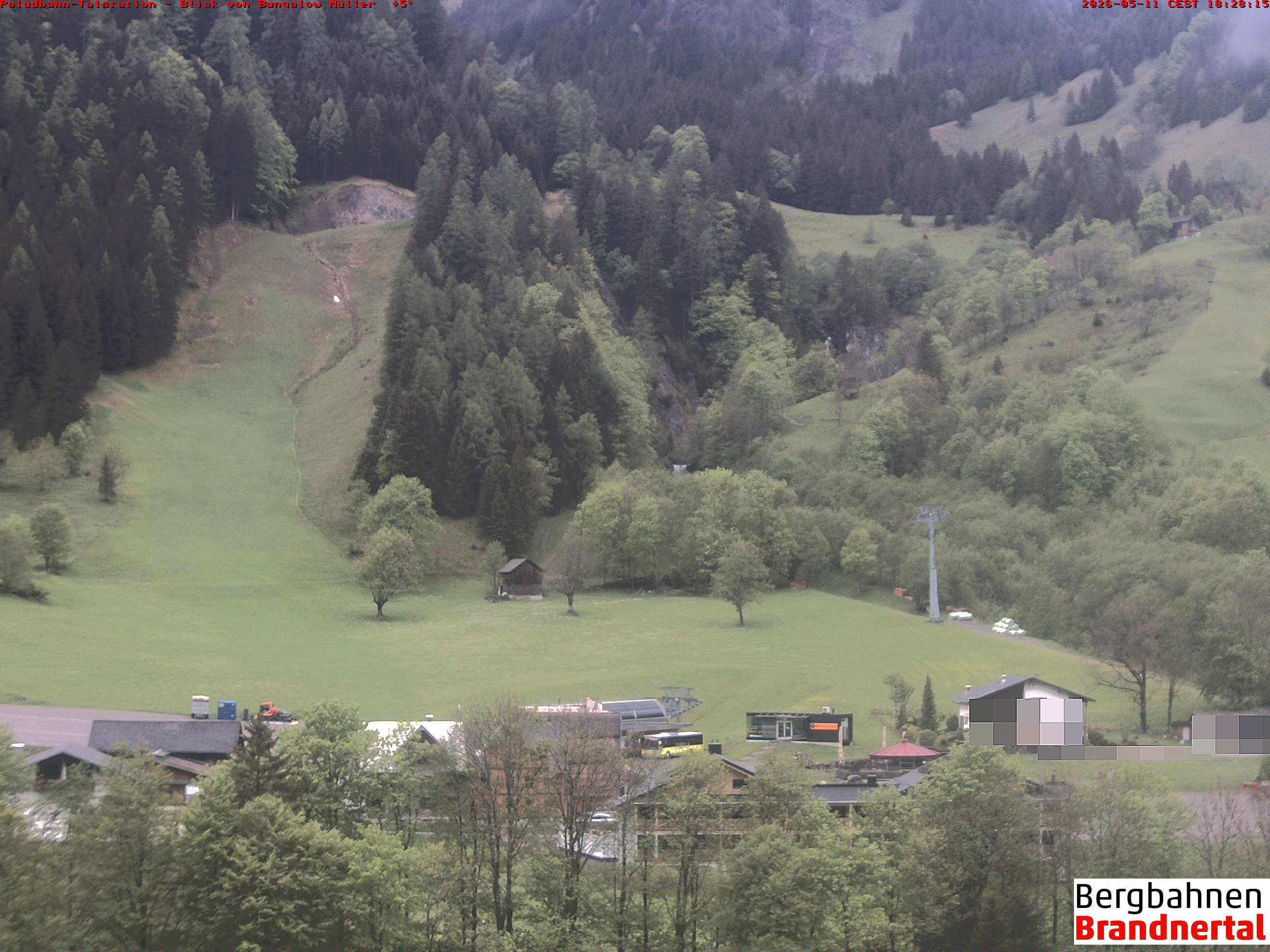 Blick auf Palüdbahn von Bungalow Müller