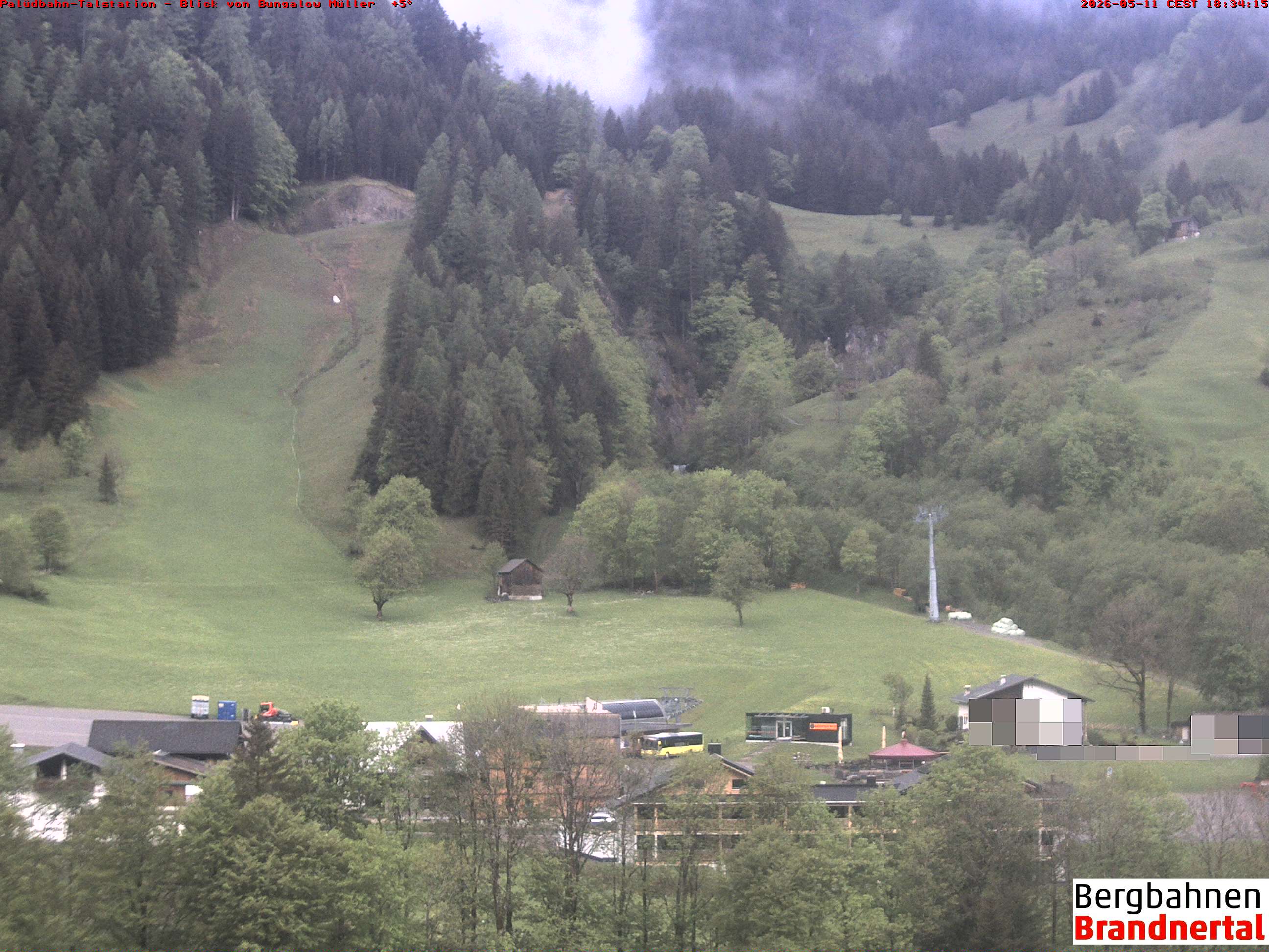 Blick auf Palüdbahn von Bungalow Müller