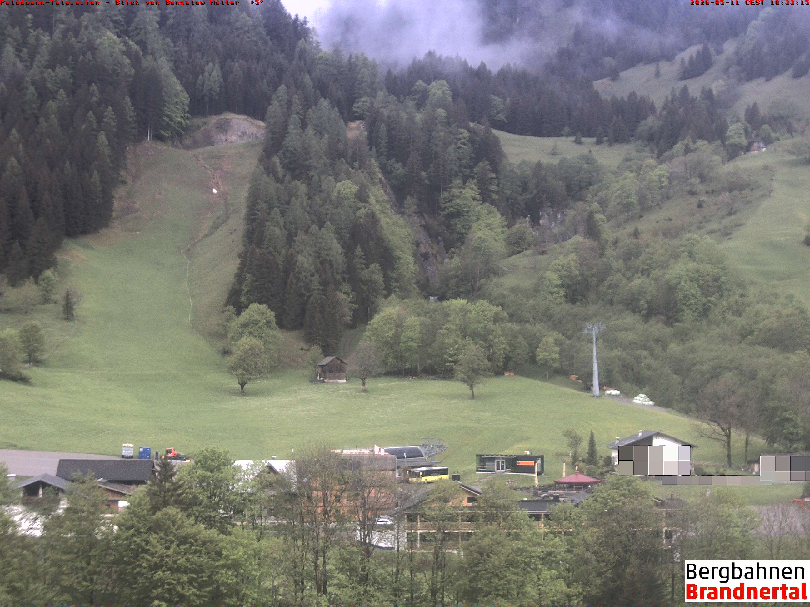 Blick auf Palüdbahn von Bungalow Müller