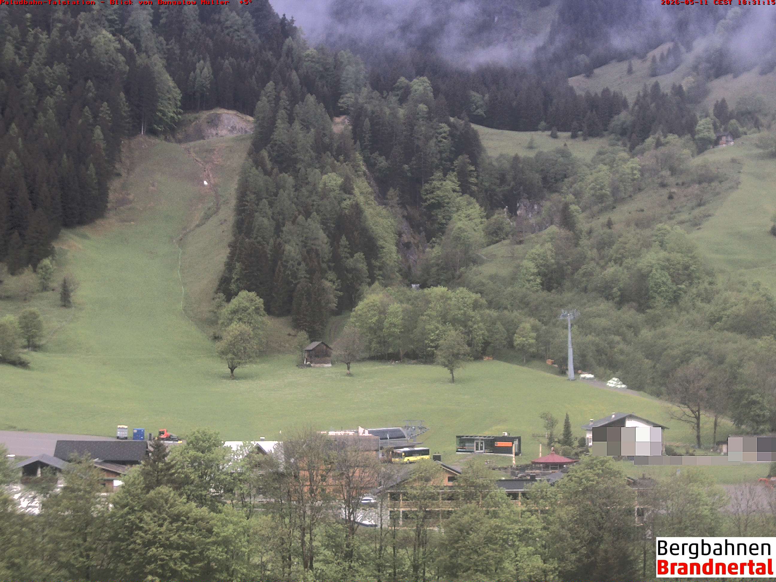 Blick auf Palüdbahn von Bungalow Müller