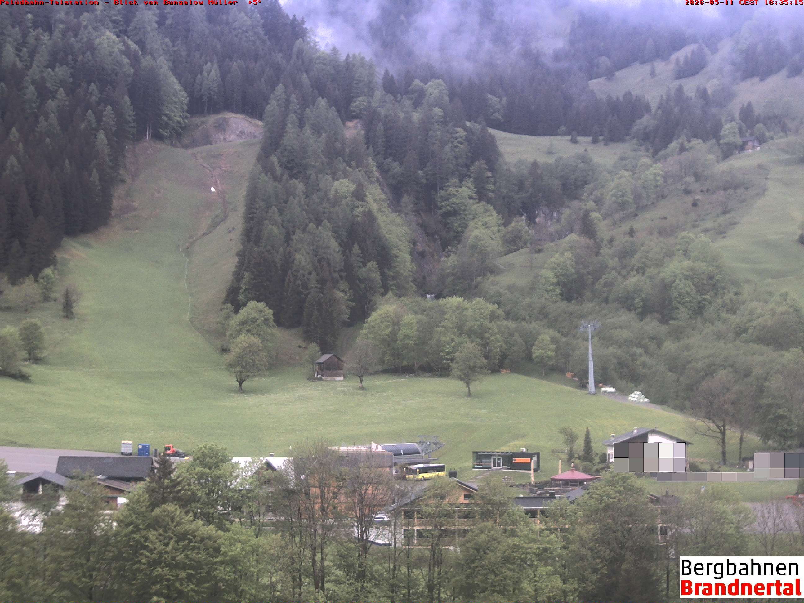Blick auf Palüdbahn von Bungalow Müller