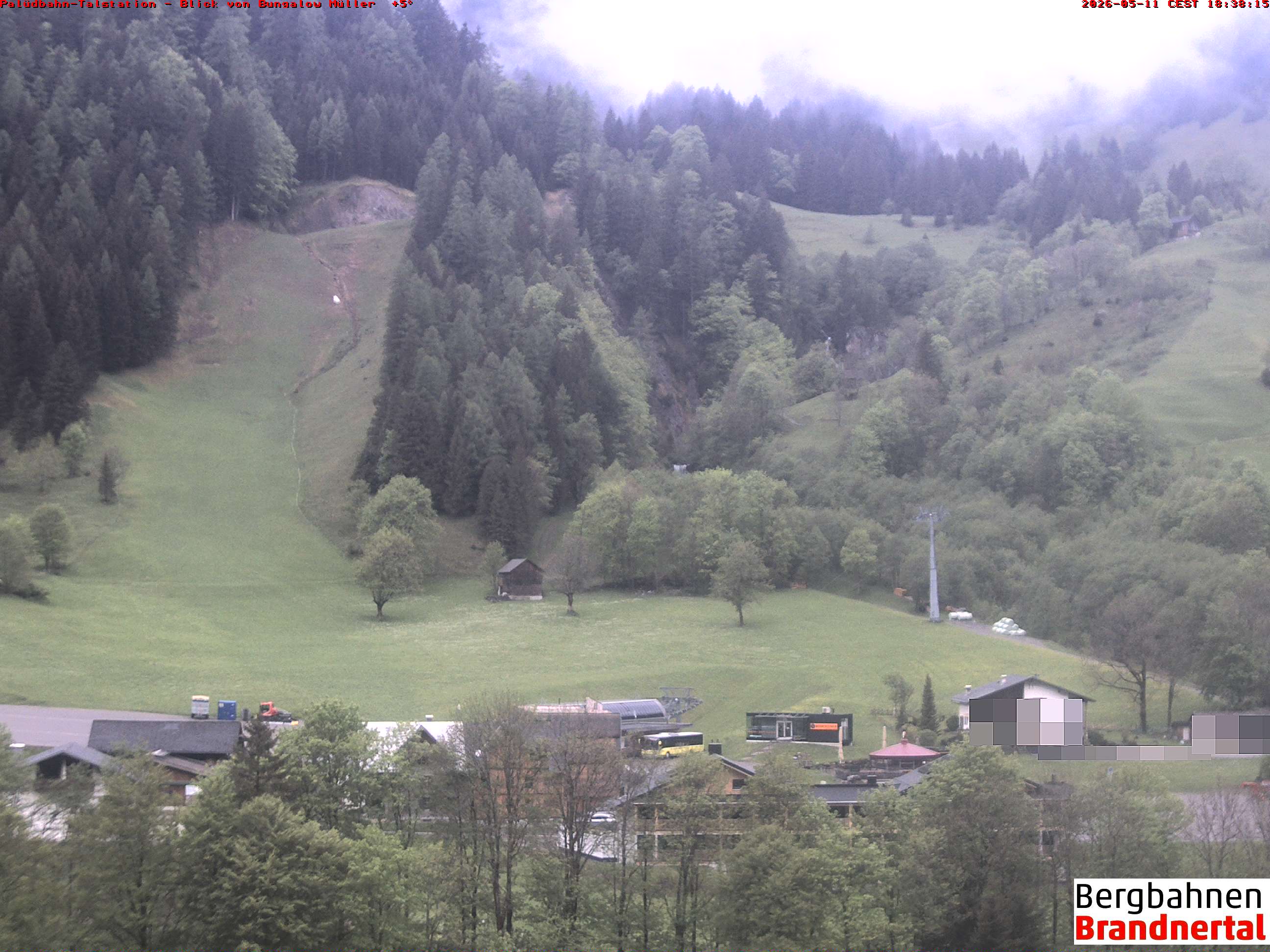 Blick auf Palüdbahn von Bungalow Müller