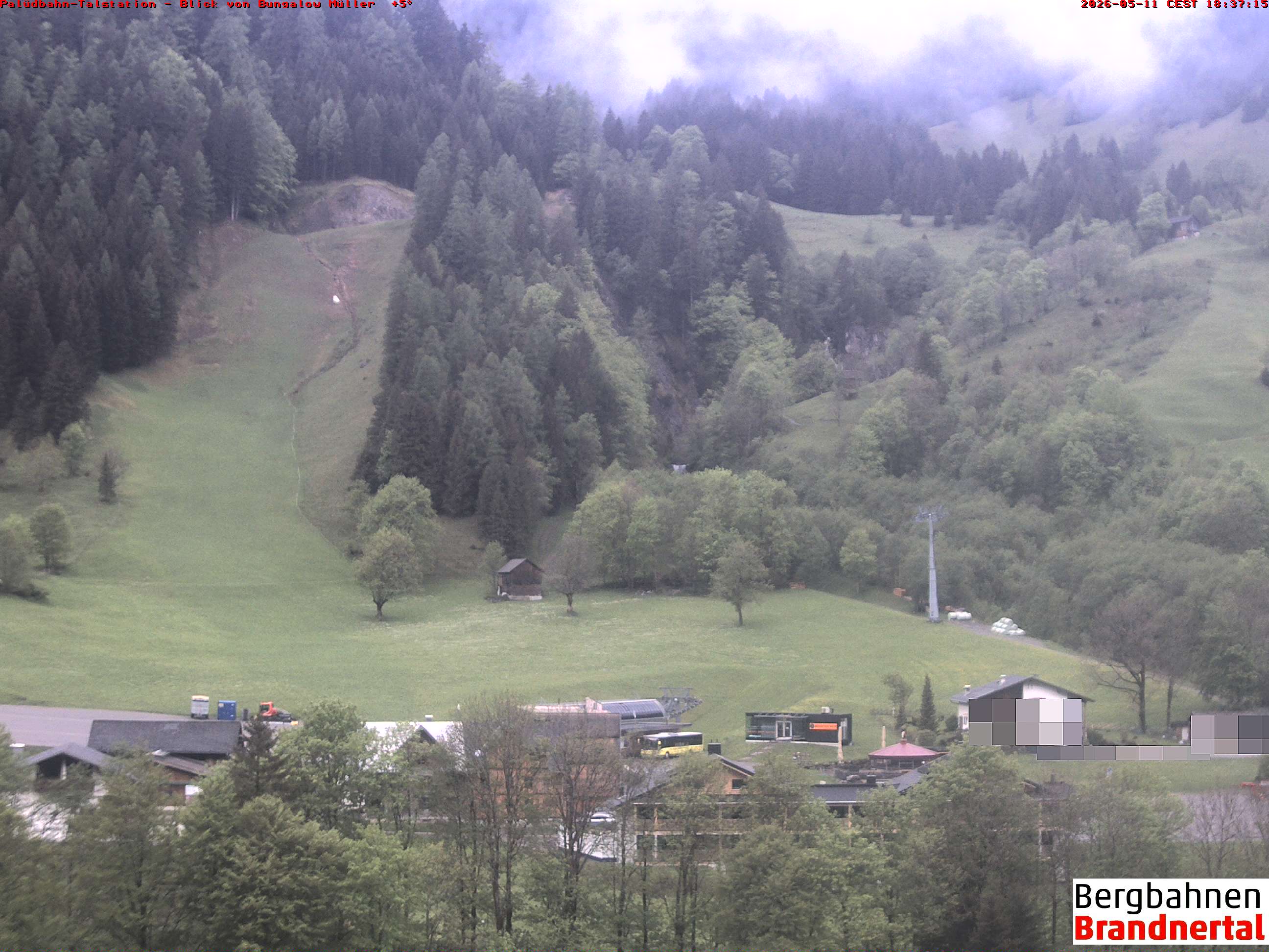 Blick auf Palüdbahn von Bungalow Müller