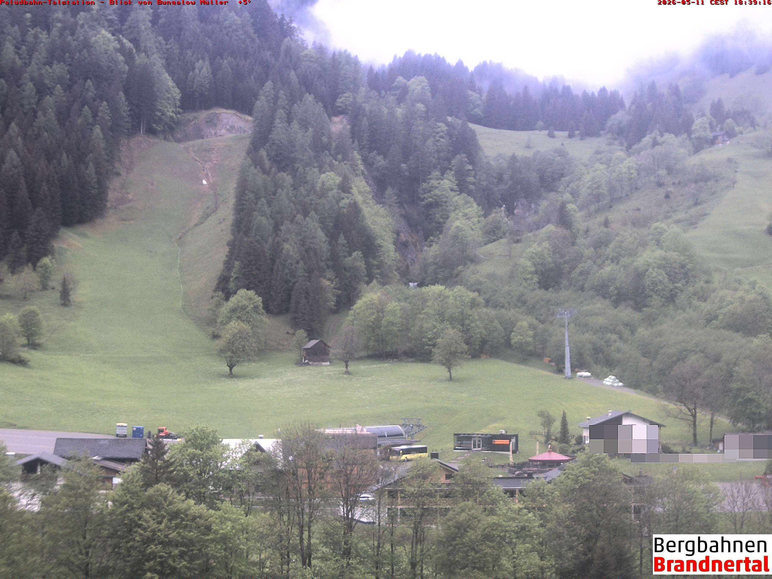 Blick auf Palüdbahn von Bungalow Müller