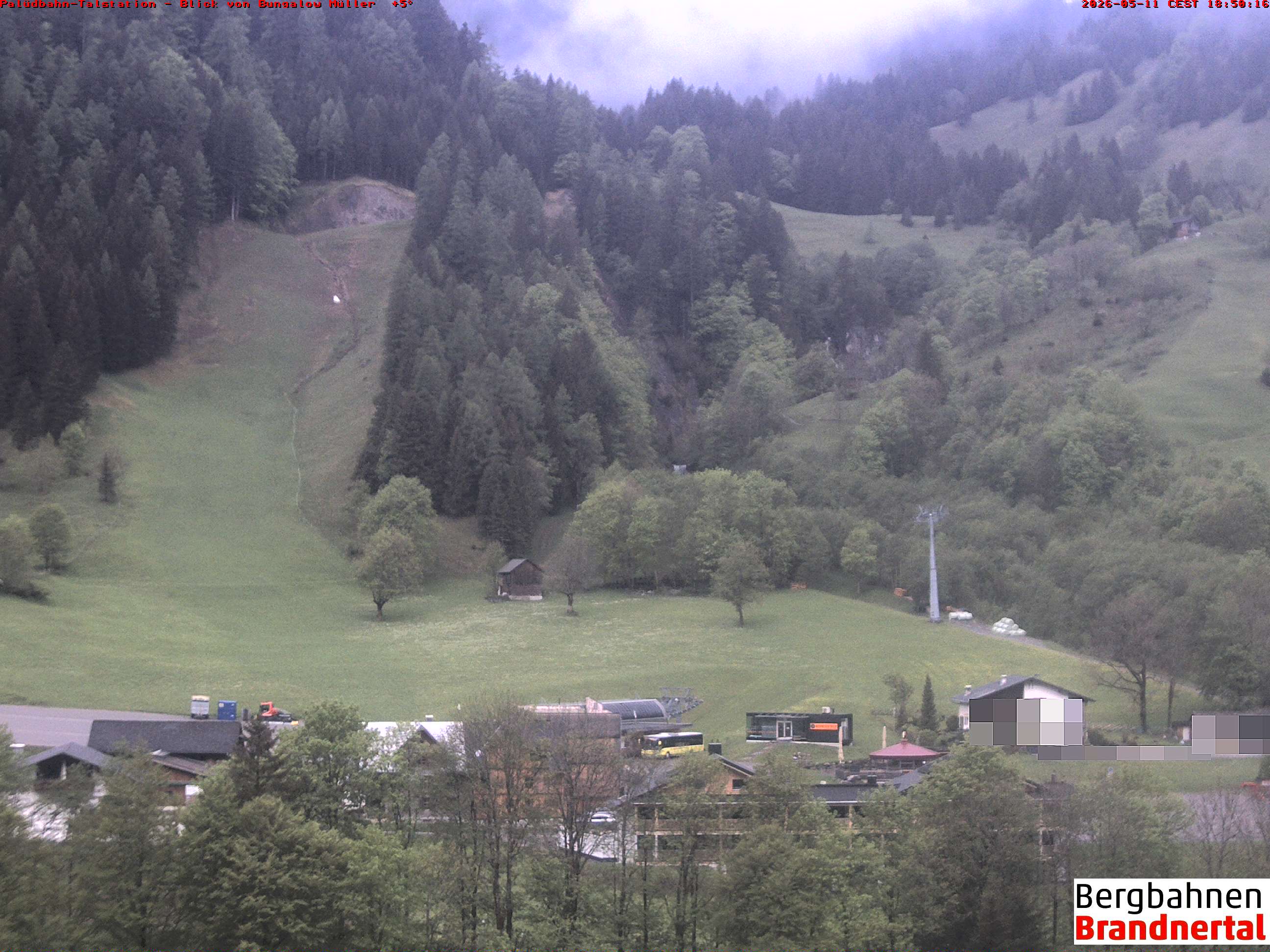 Blick auf Palüdbahn von Bungalow Müller