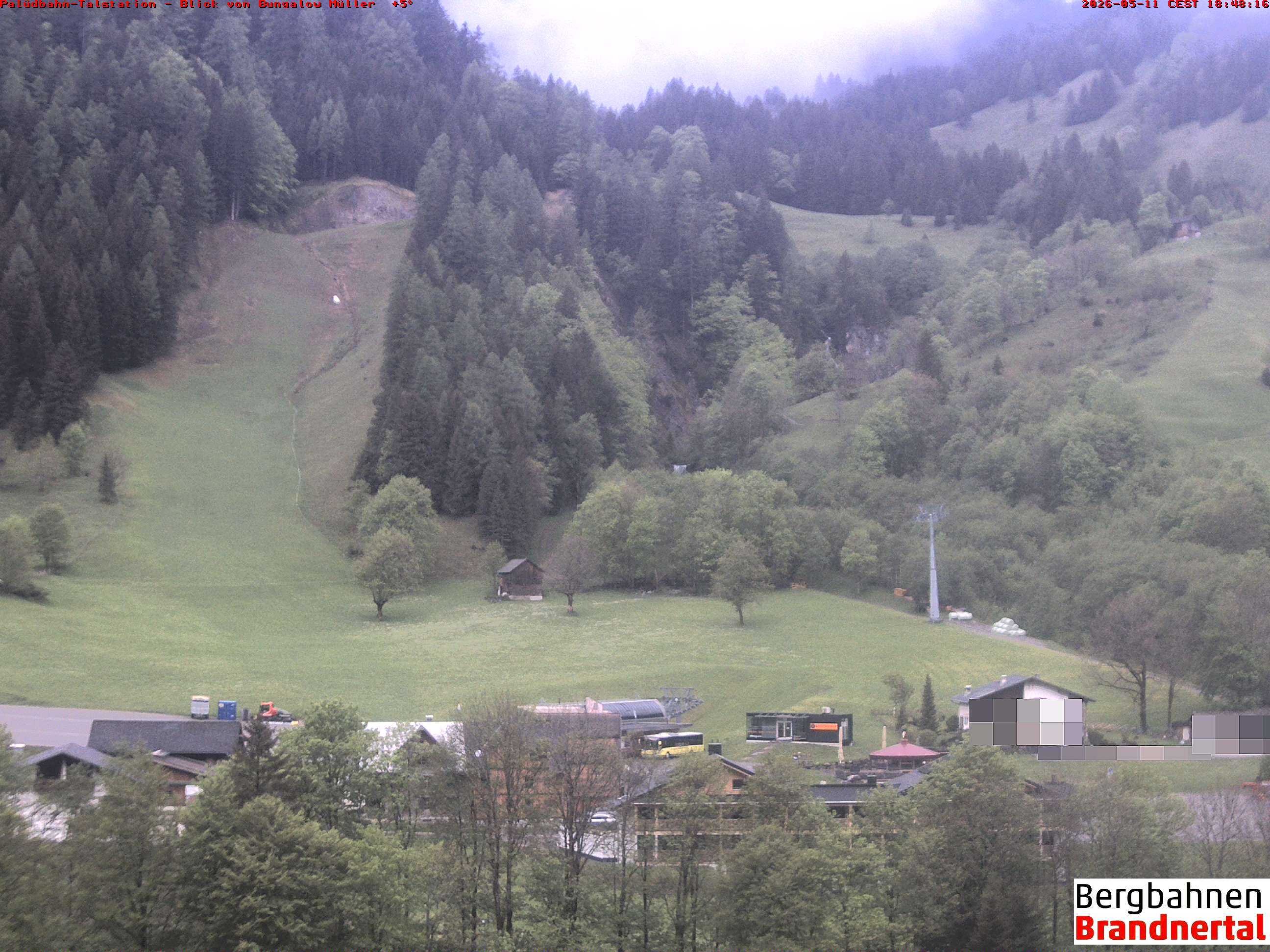 Blick auf Palüdbahn von Bungalow Müller