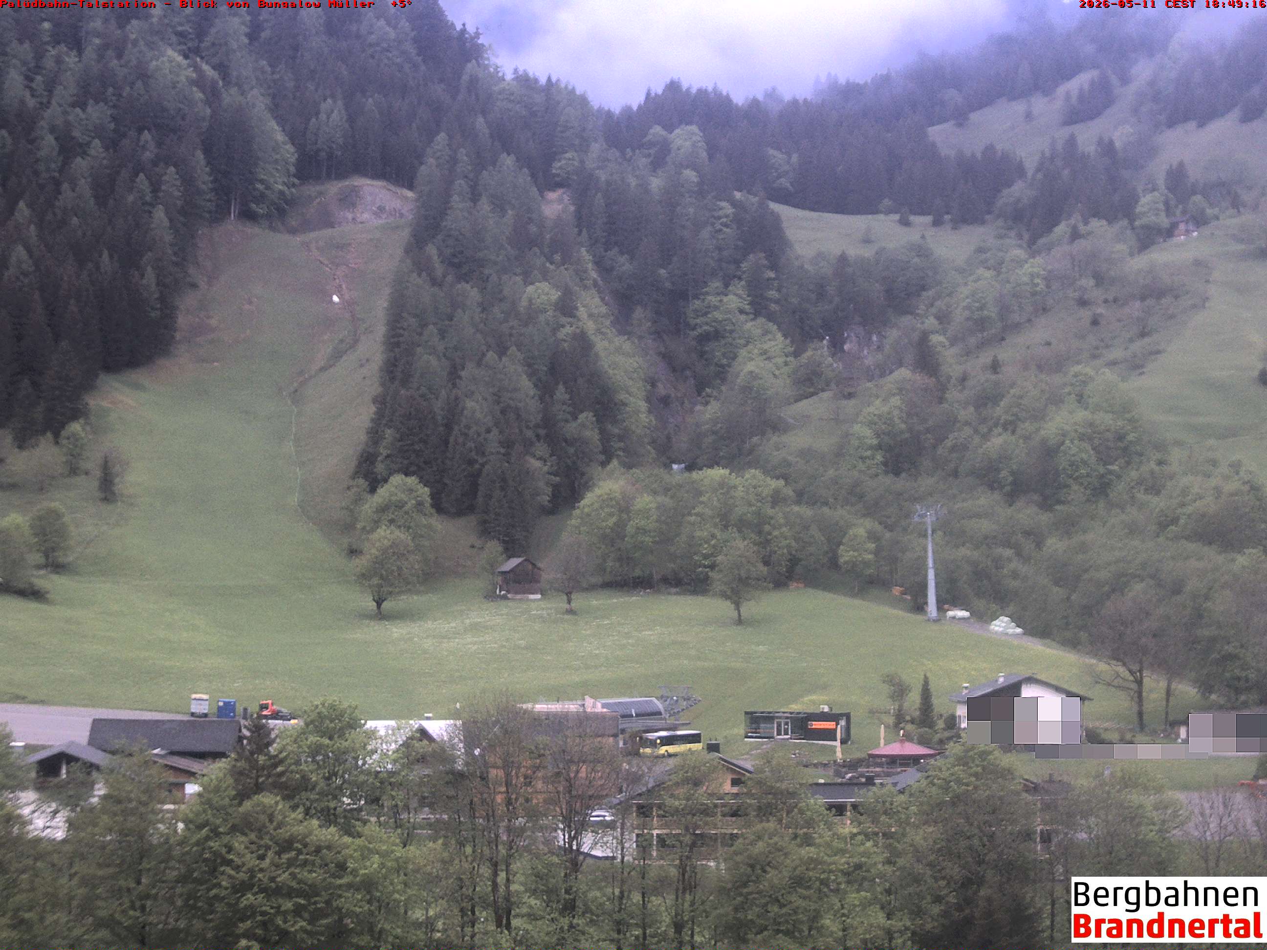 Blick auf Palüdbahn von Bungalow Müller
