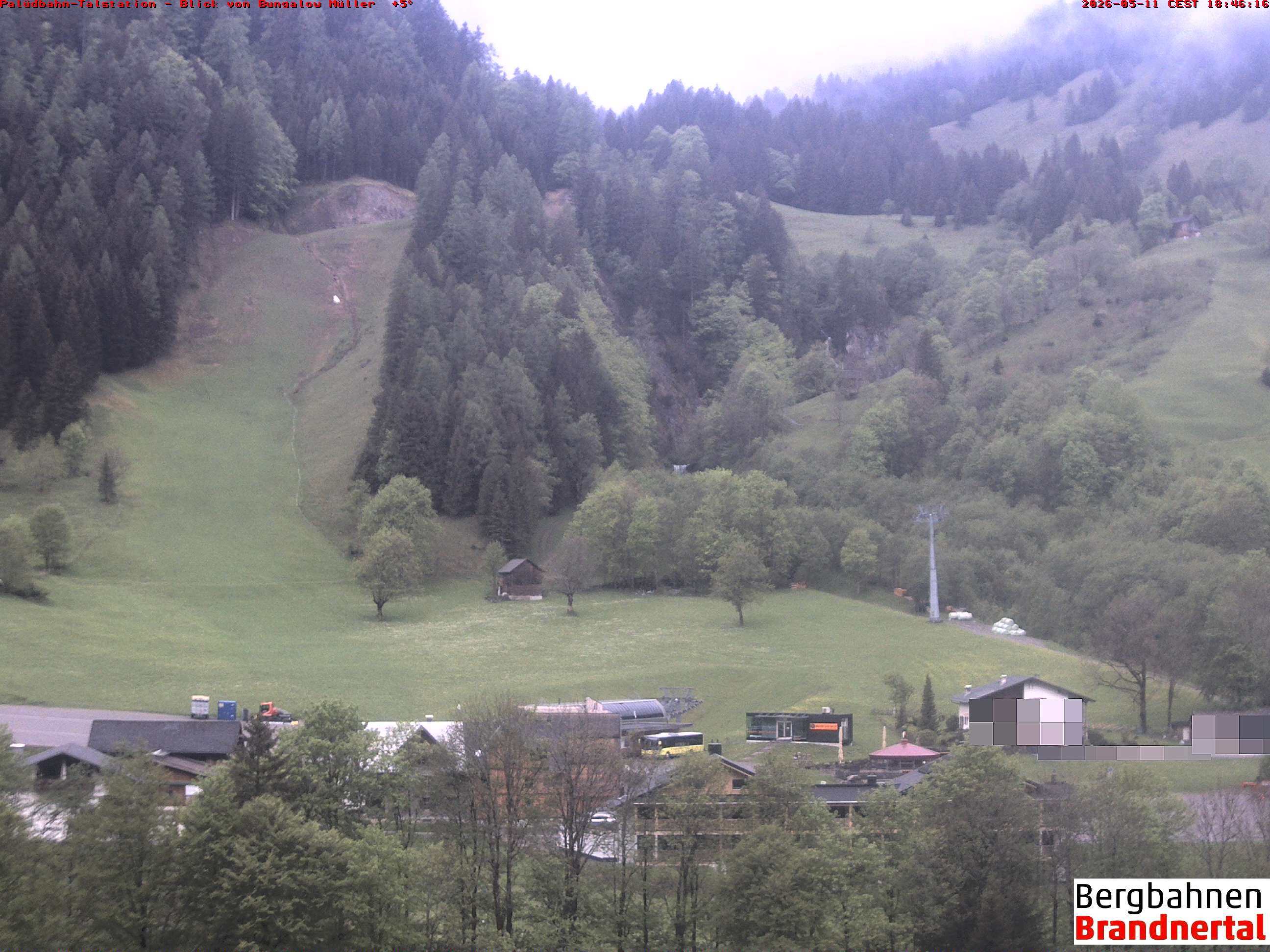Blick auf Palüdbahn von Bungalow Müller