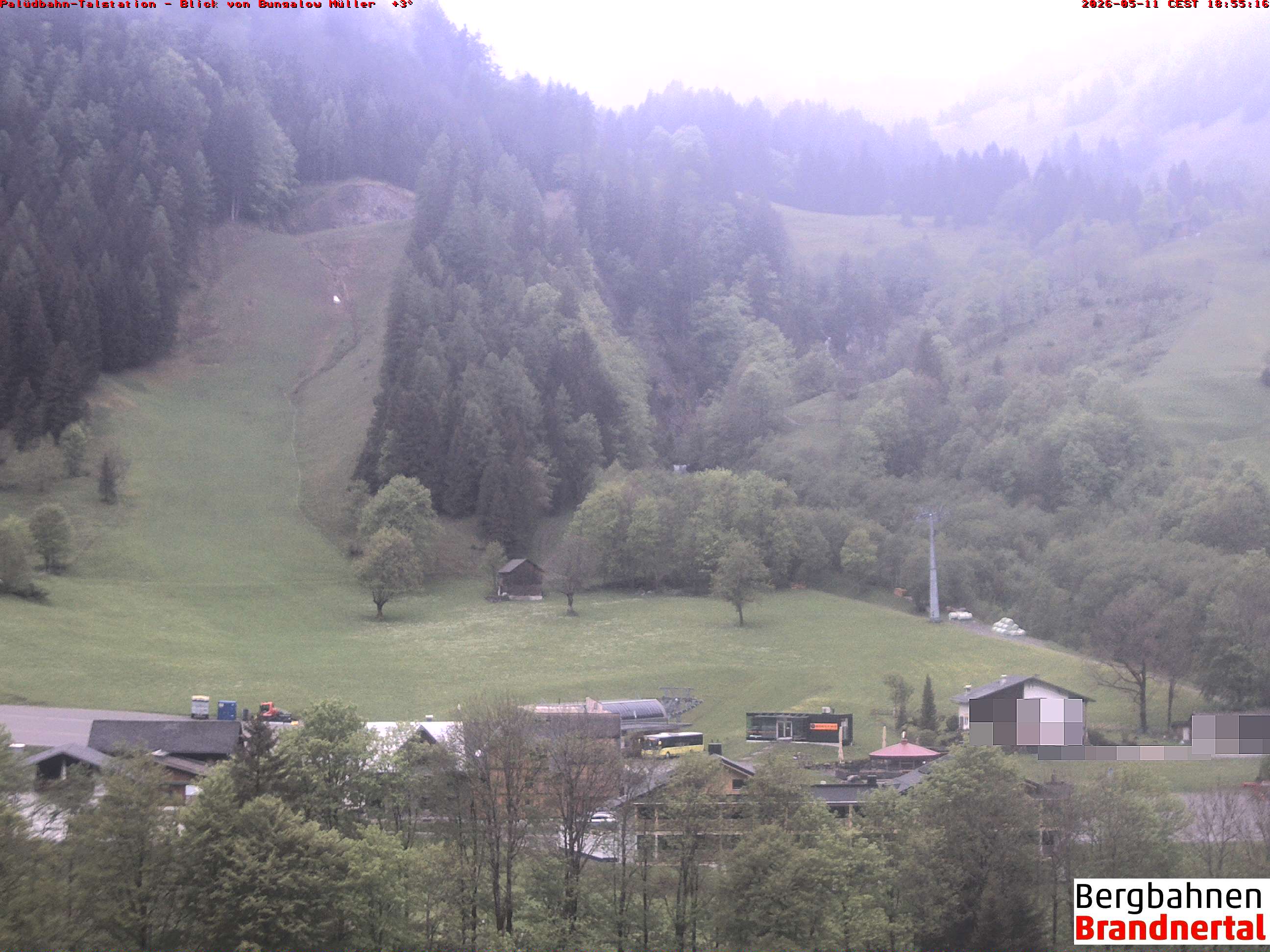 Blick auf Palüdbahn von Bungalow Müller
